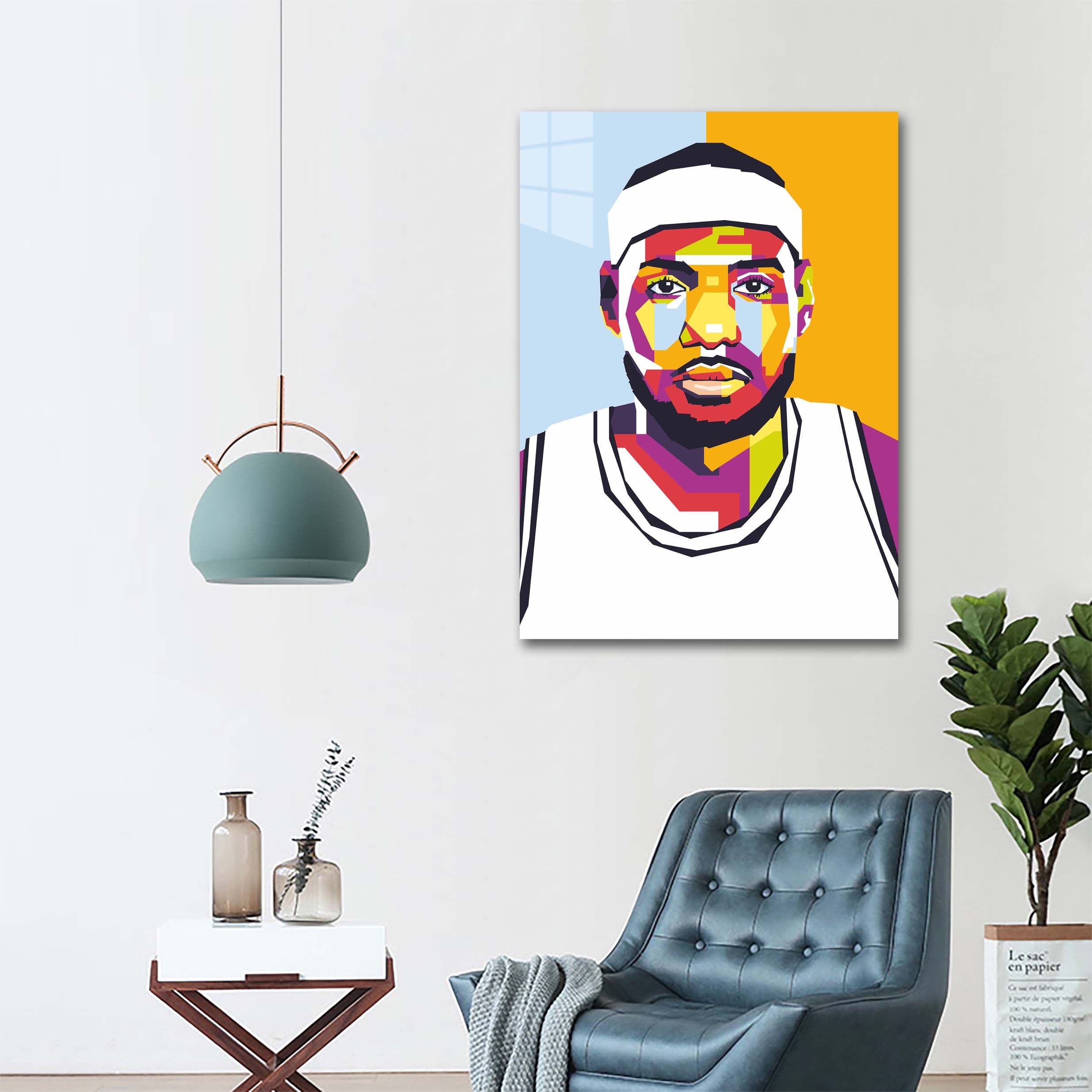 Lebron James Pop Art Style