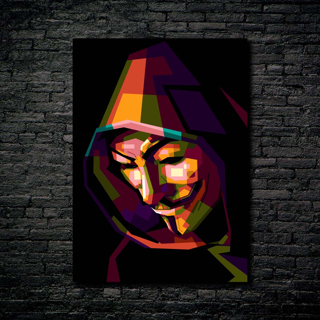 Limited edition wpap pop art Annonymouse