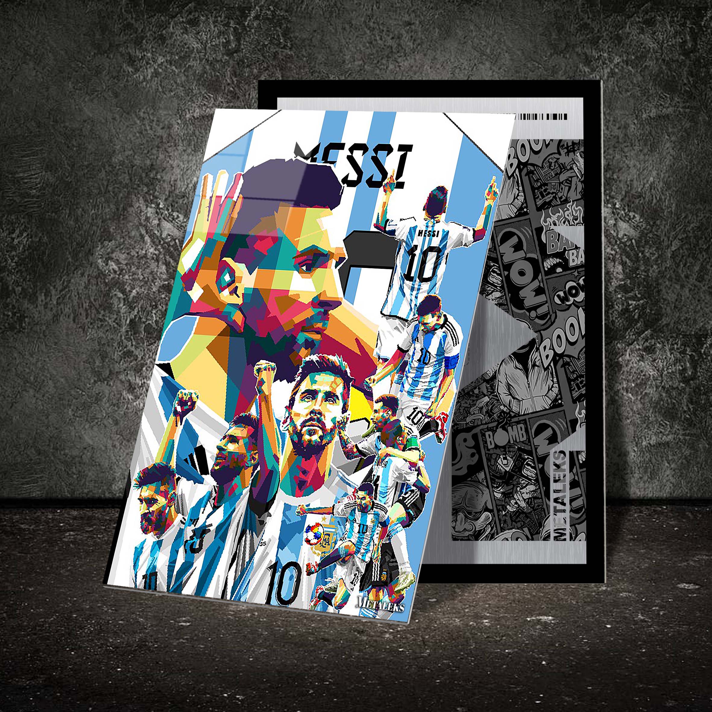 Lionel Messi Collage WPAP