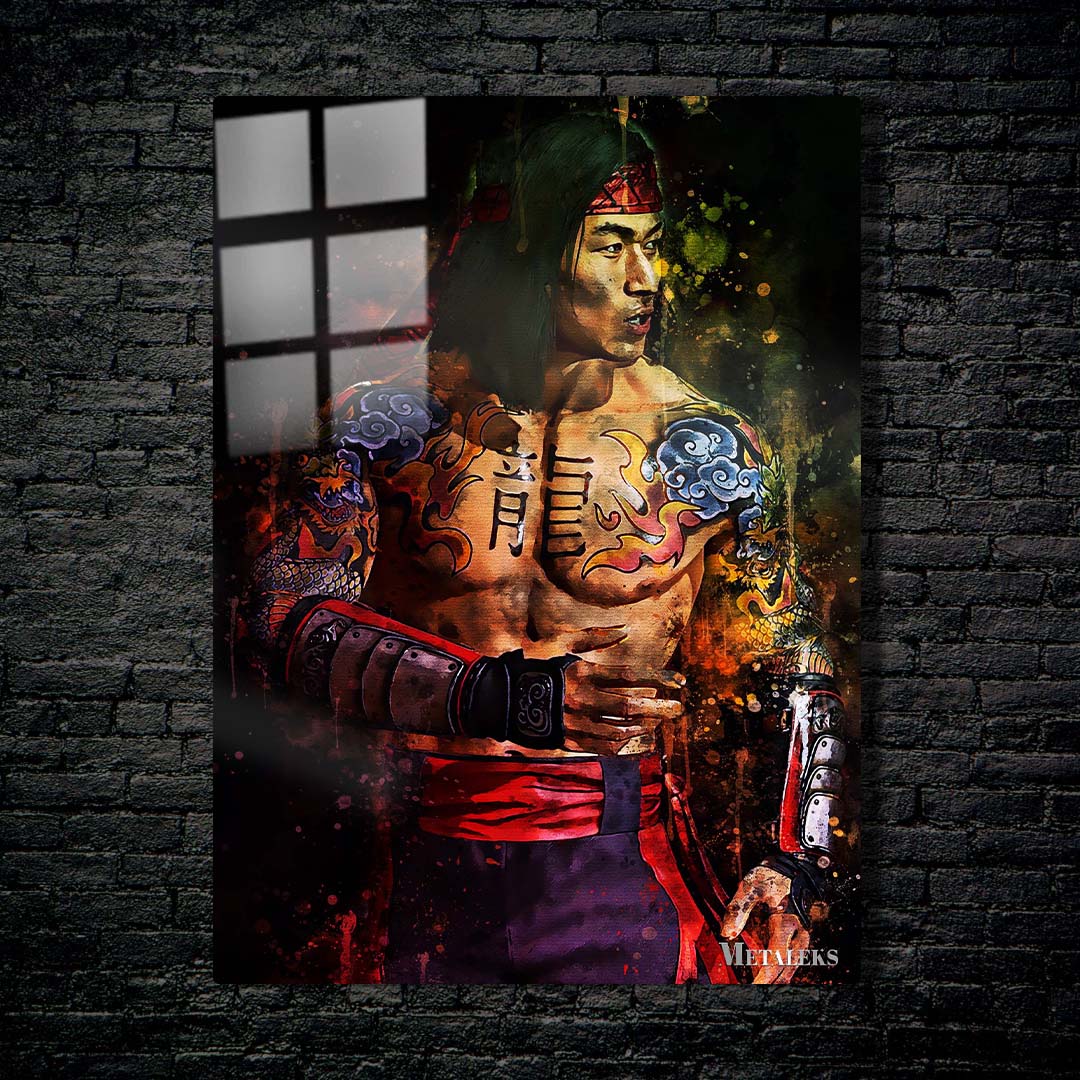 Liu kang watercolor