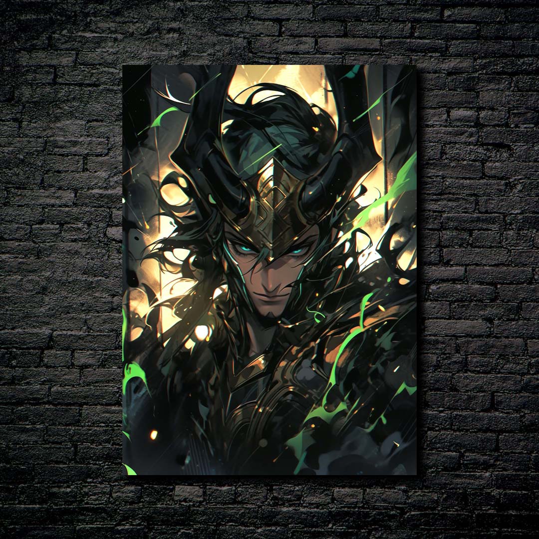 Loki cinematic wallpaper by @visinaire.ai