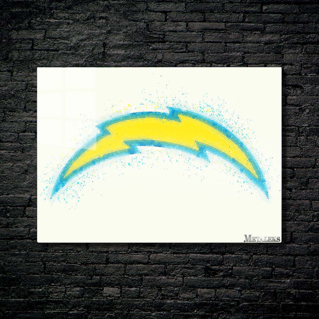 Los Angeles Chargers Watercolor