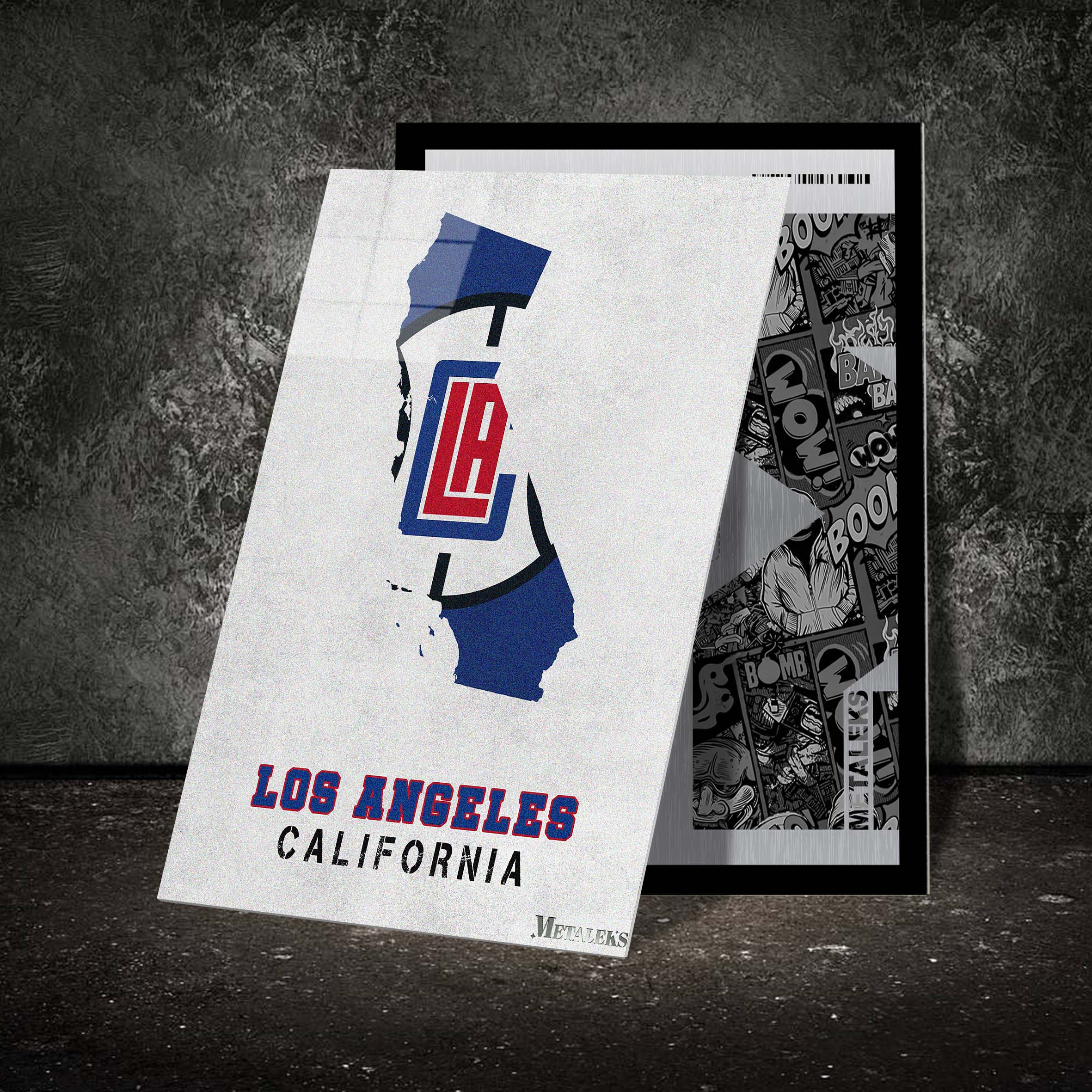 Los Angeles Clippers California State Map