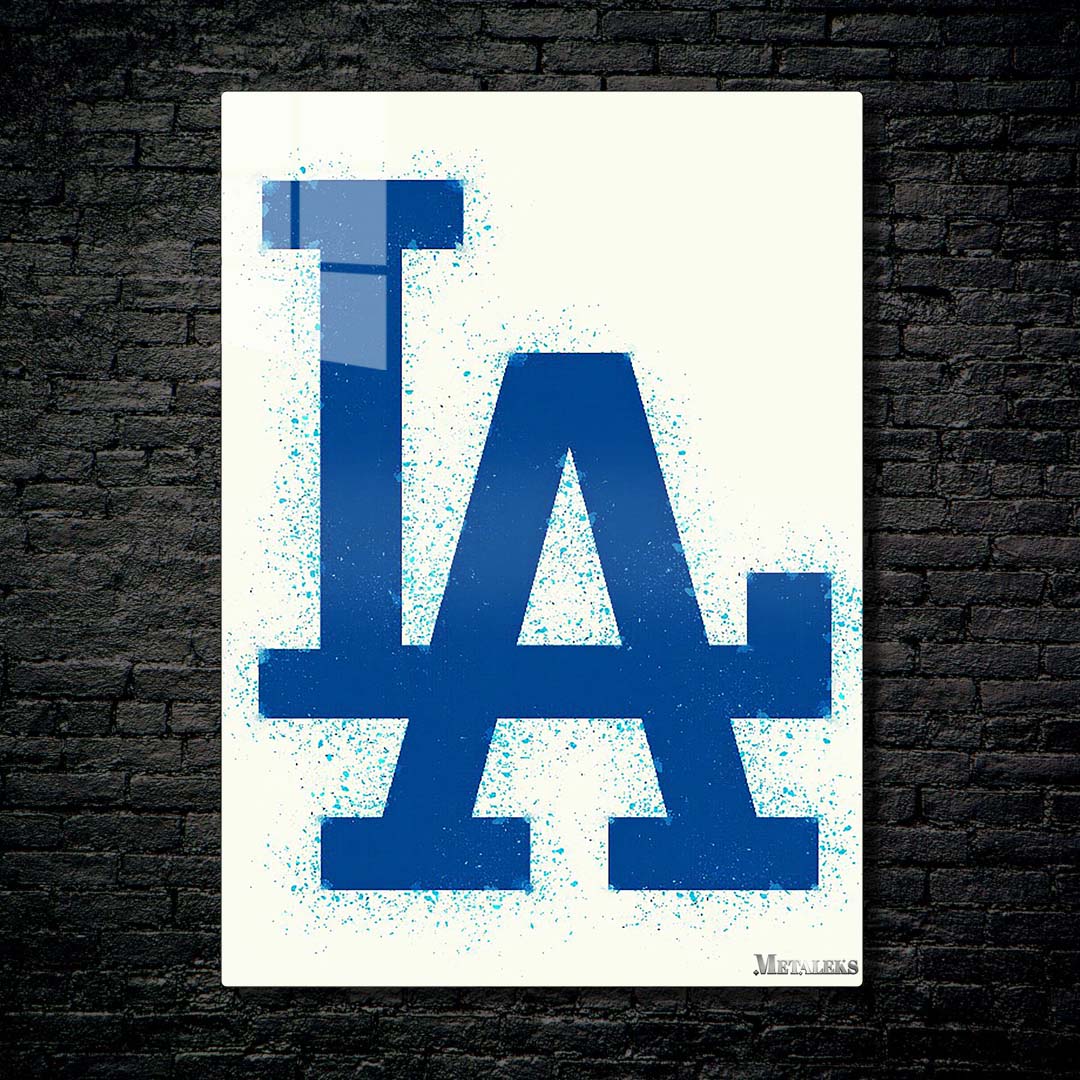 Los Angeles Dodgers Watercolor