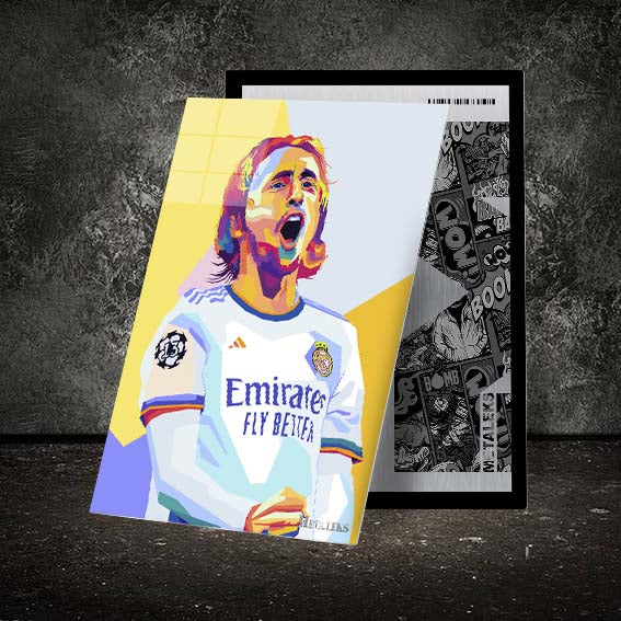 Luka Modric Wpap Pop Art2