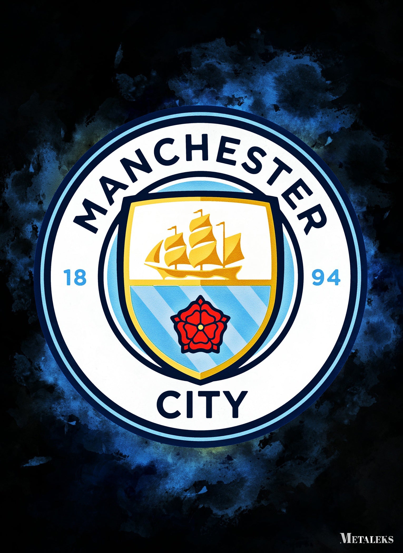 Manchester City Painting  H0801-25