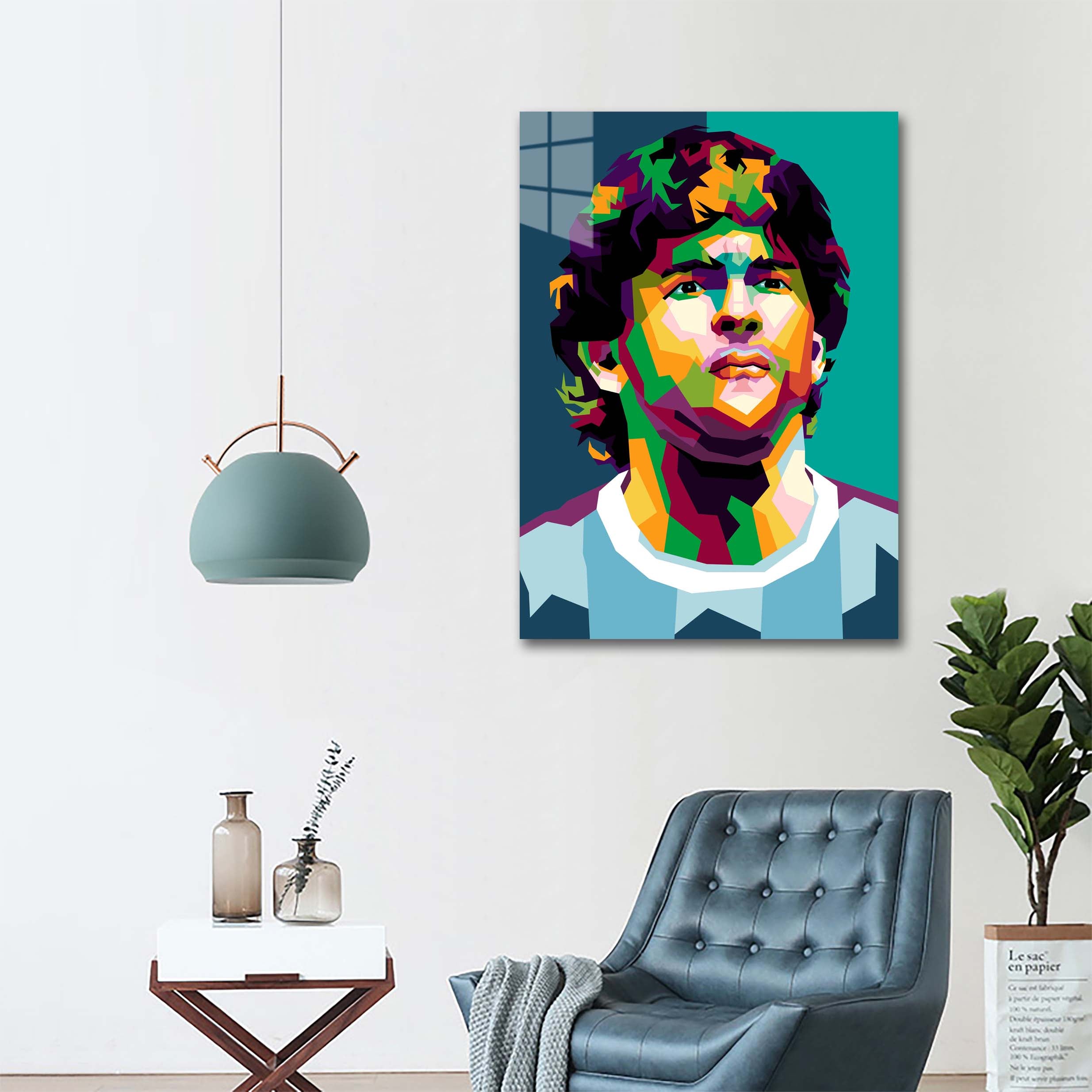 Maradona in special pop art