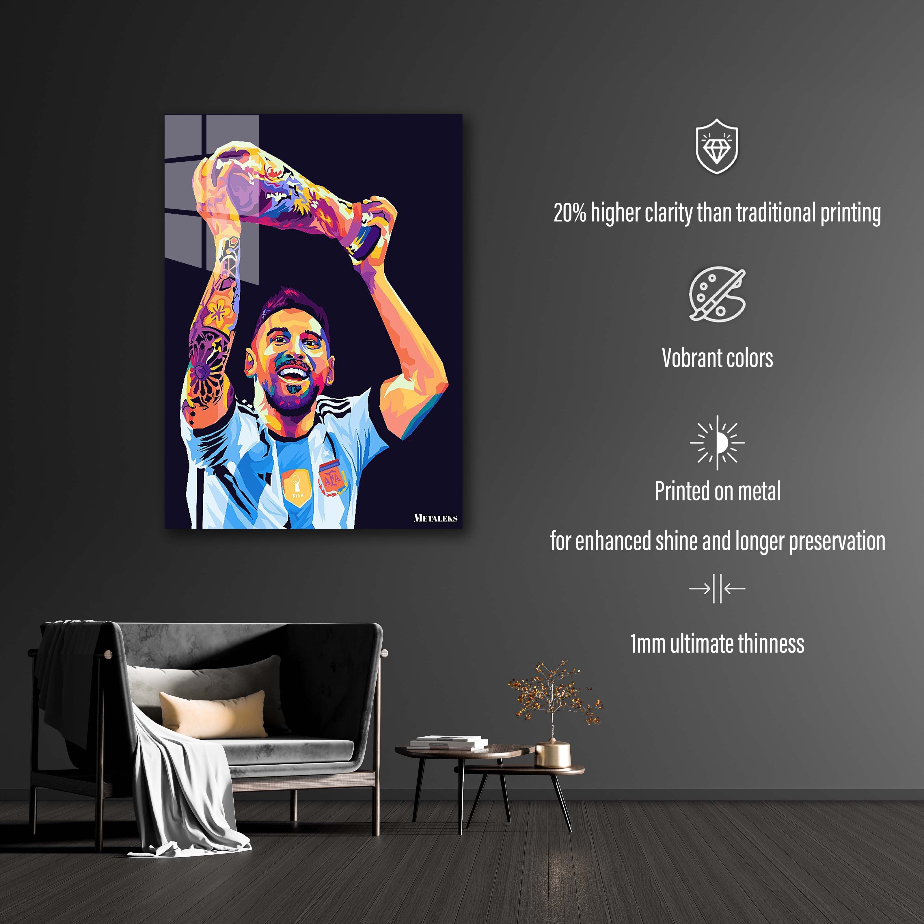 Messi In Wpap Style