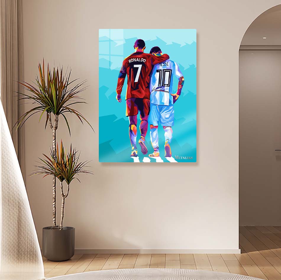 Messi And Ronaldo Wpap Popstyle