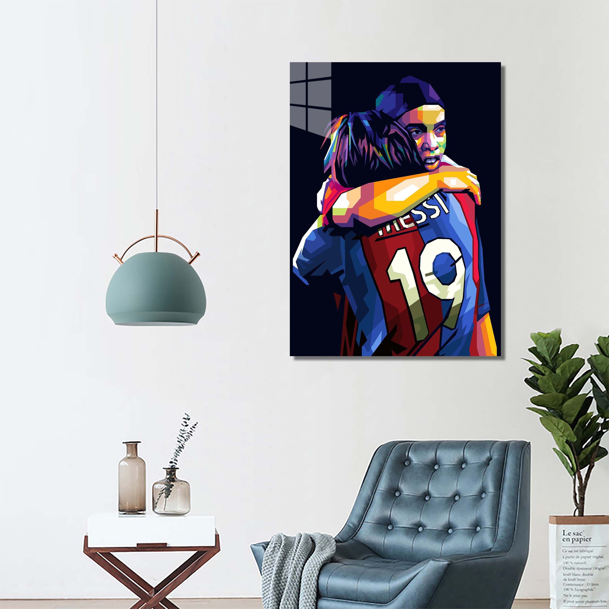 Messi and Ronaldinho