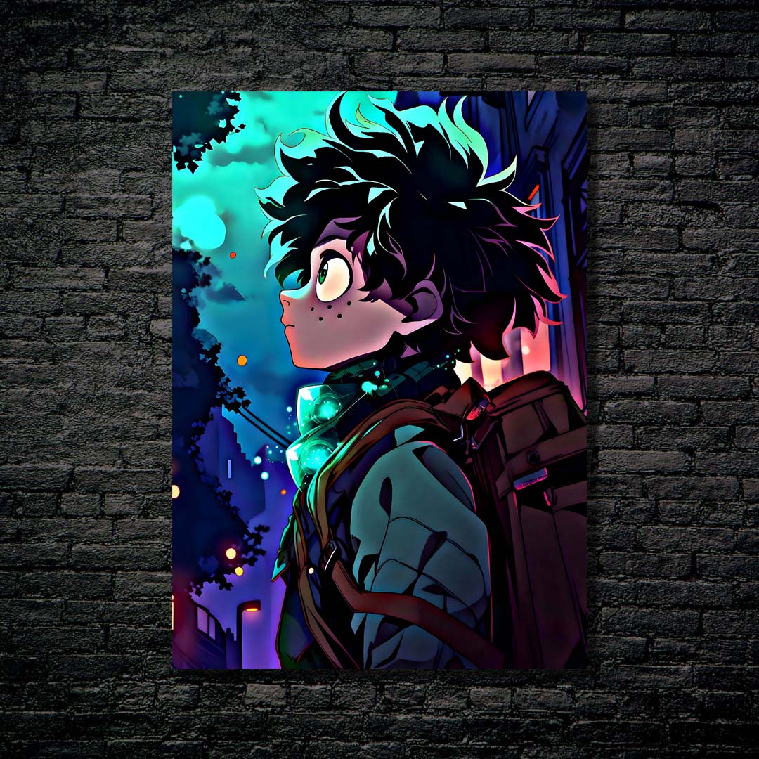 Midoriya Izuku in night MHA