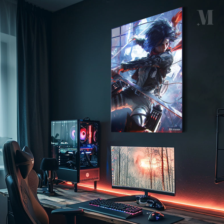 Mikasa Ackerman cinematic art