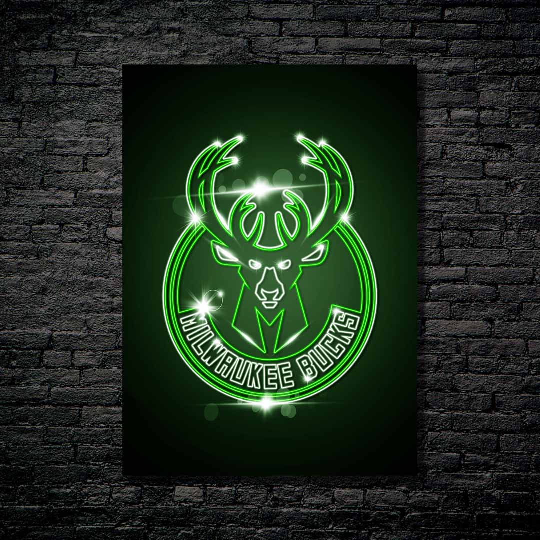 Milwaukee Bucks Neon