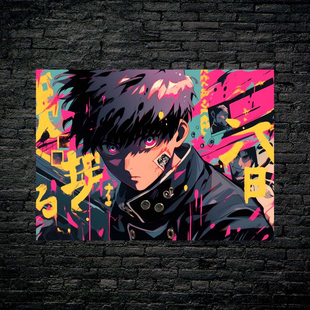 Mob Psycho wallpaper by @visinaire.ai