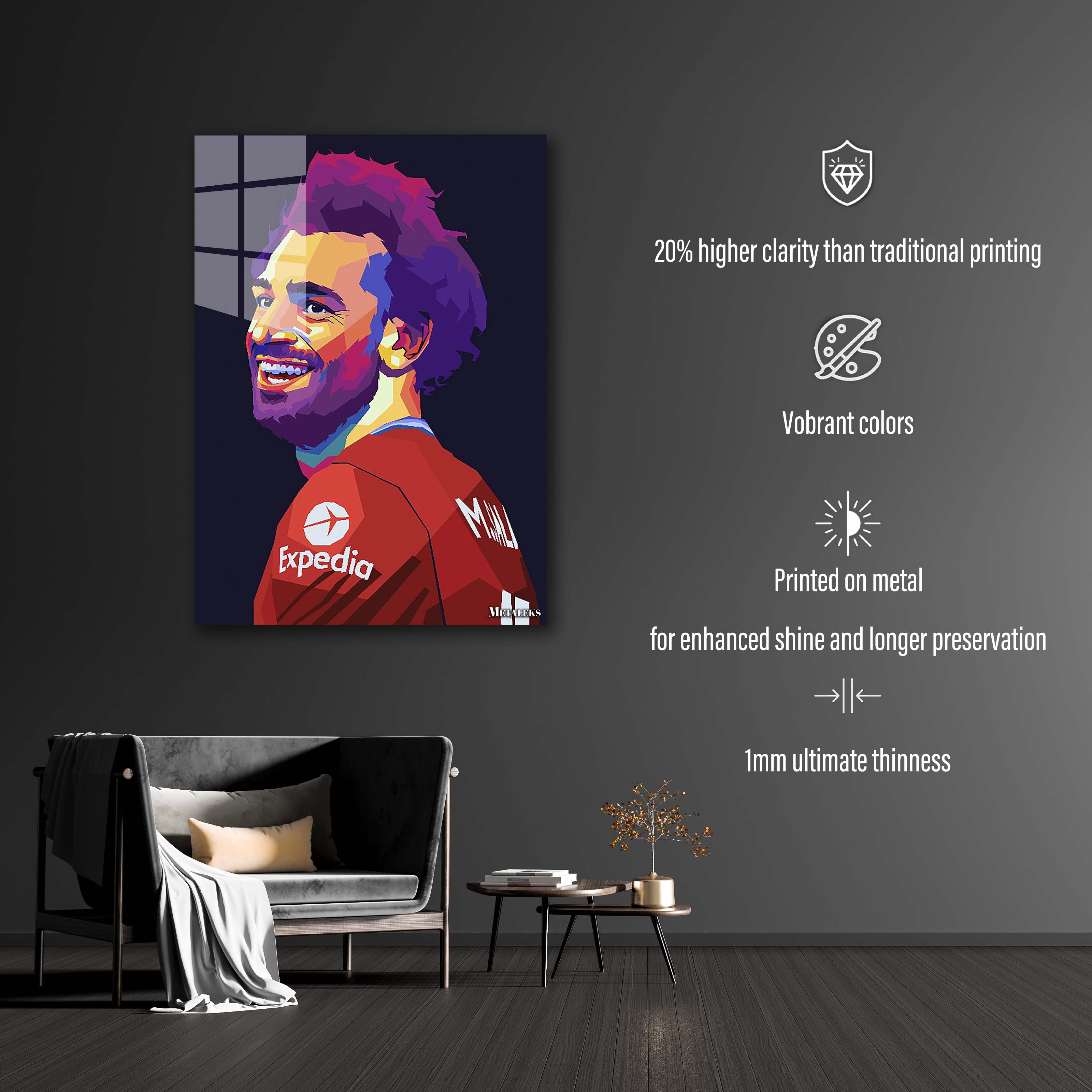 Mohamed Salah Wpap Pop Style