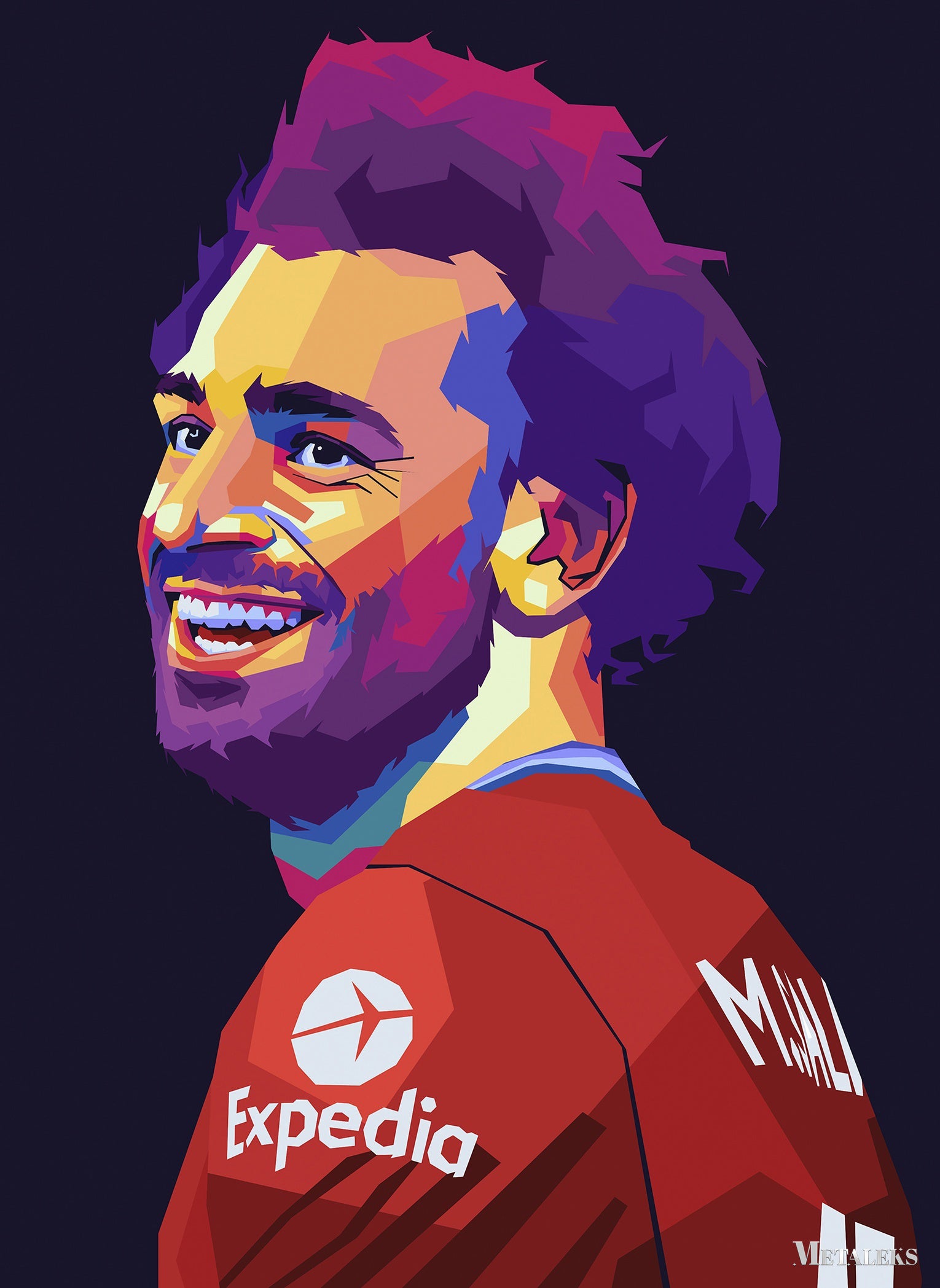 Mohamed Salah Wpap Pop Style