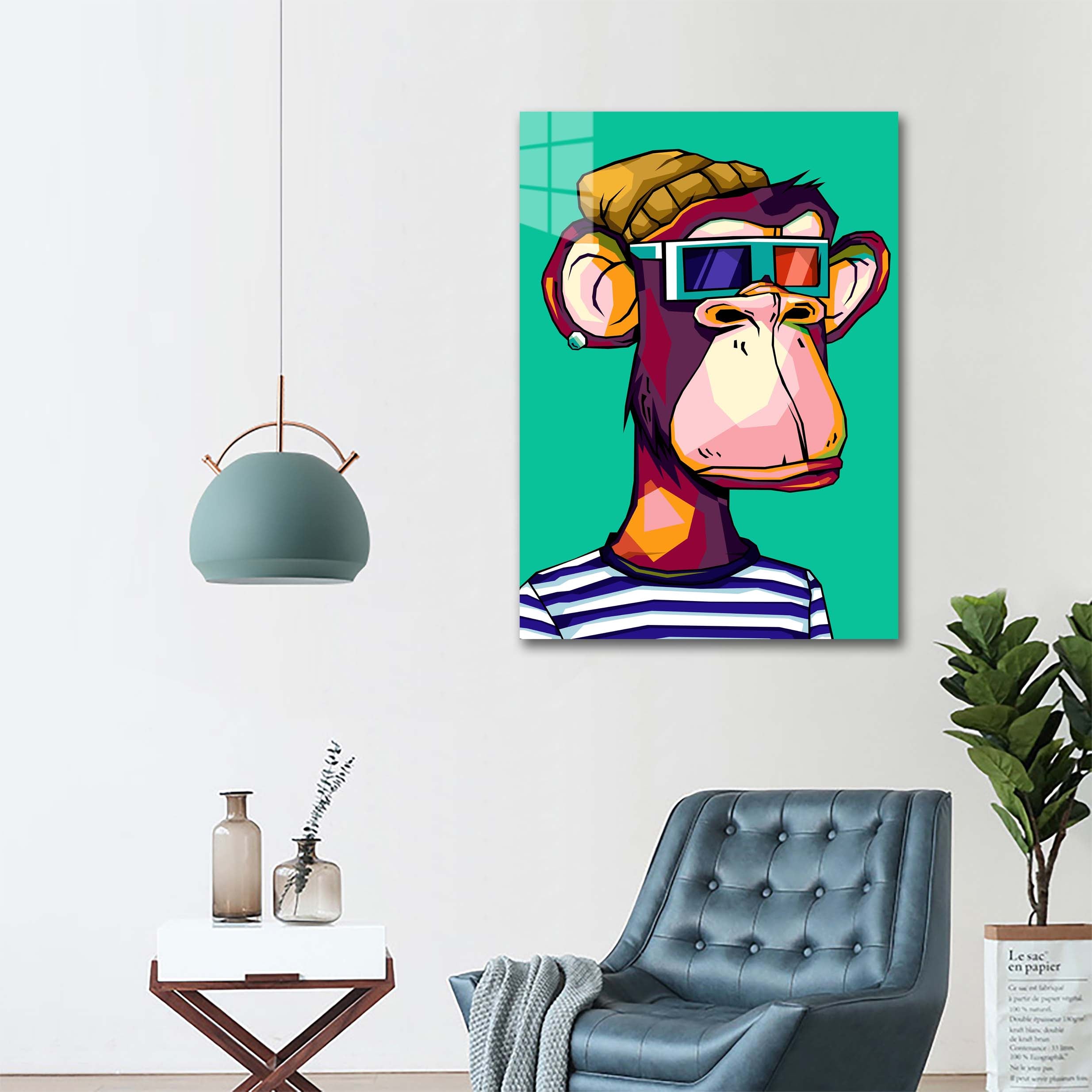 Monkey Bored Apes wpap pop art