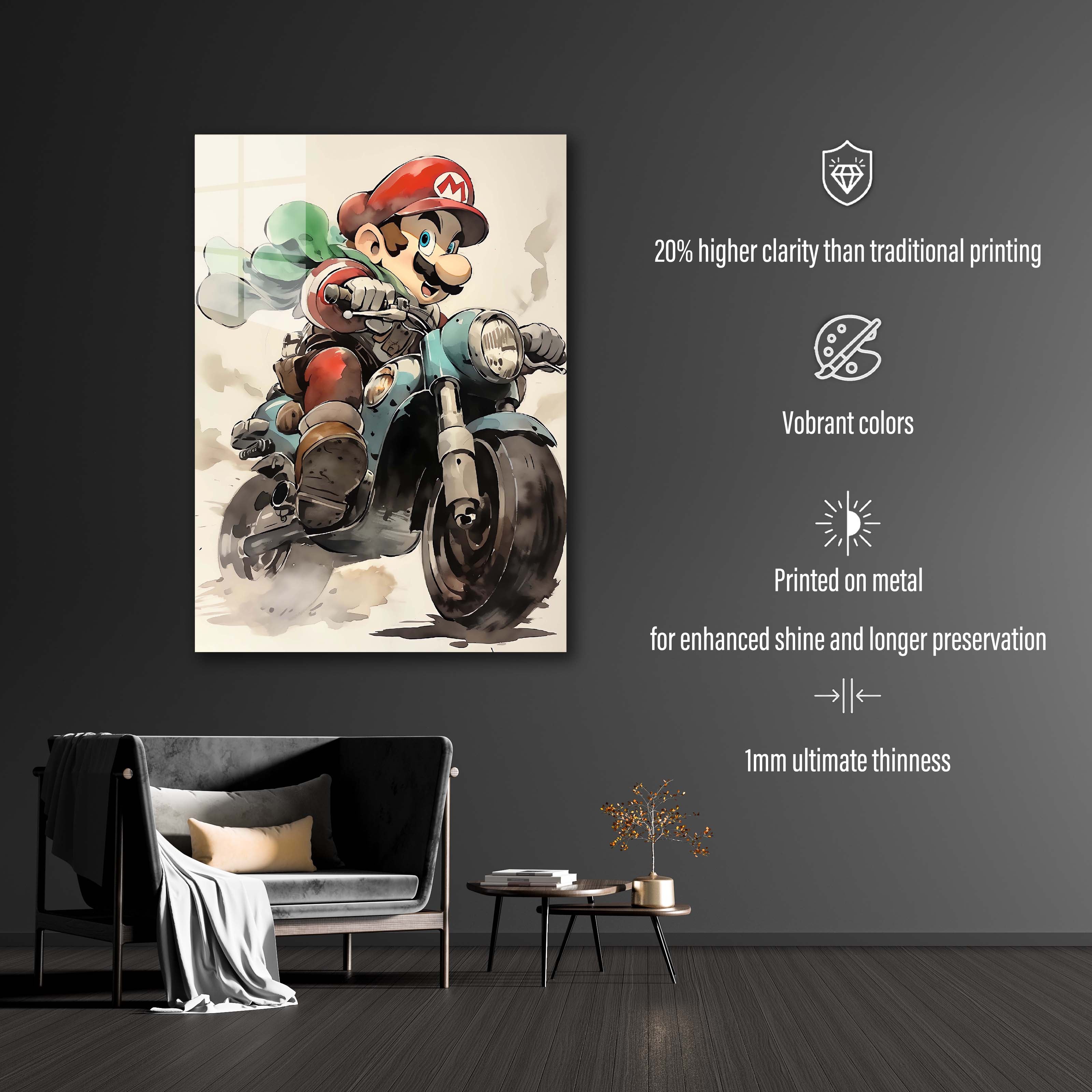 Motorcycle Rider - Mario