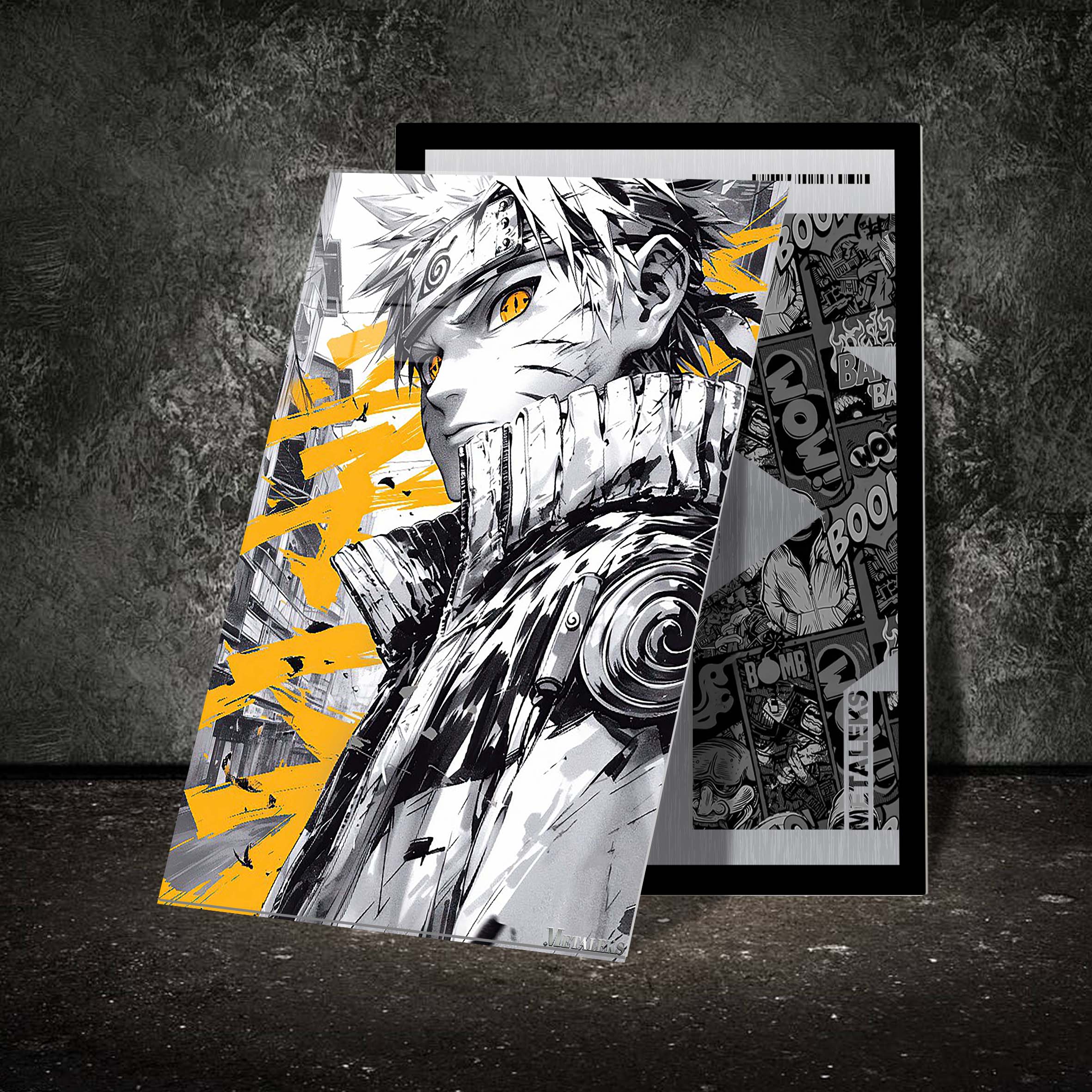 Naruto Poster Black and White