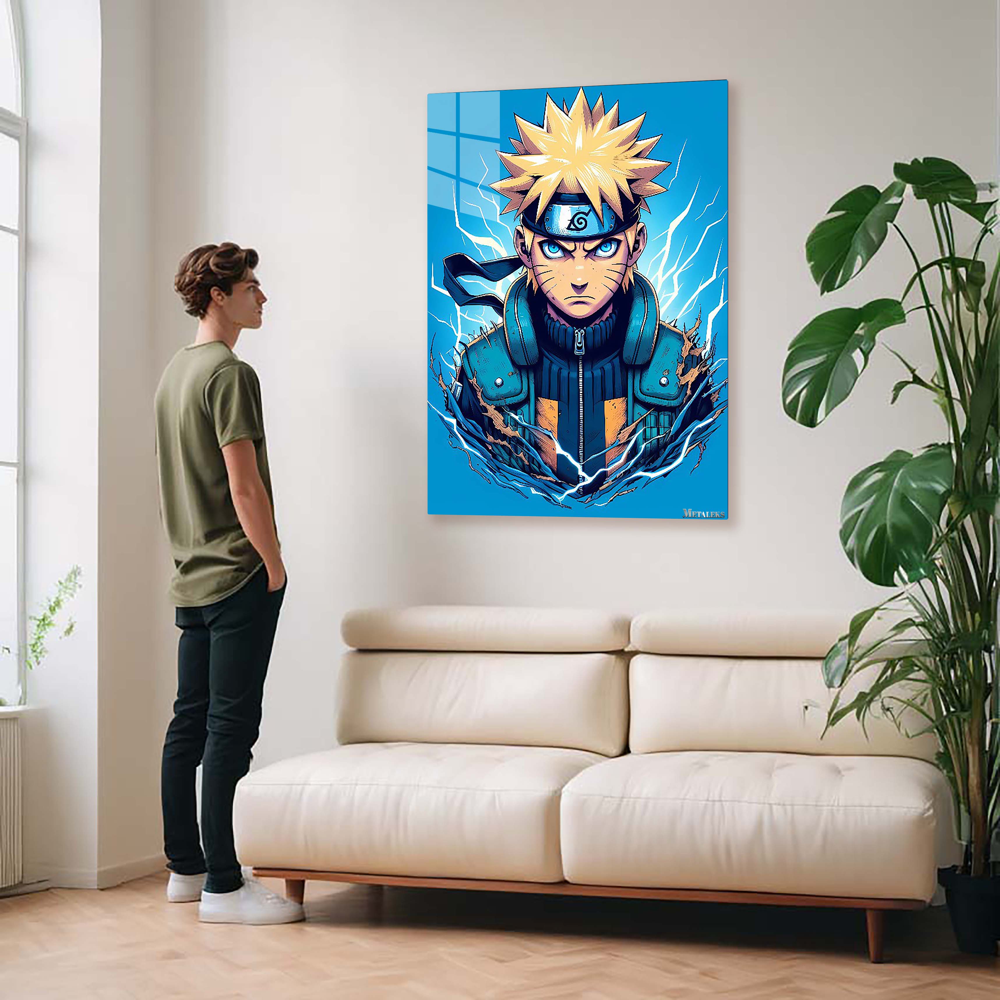 Naruto Uzumaki Ninja Konohakure-Artwork by @Lucifer Art2092