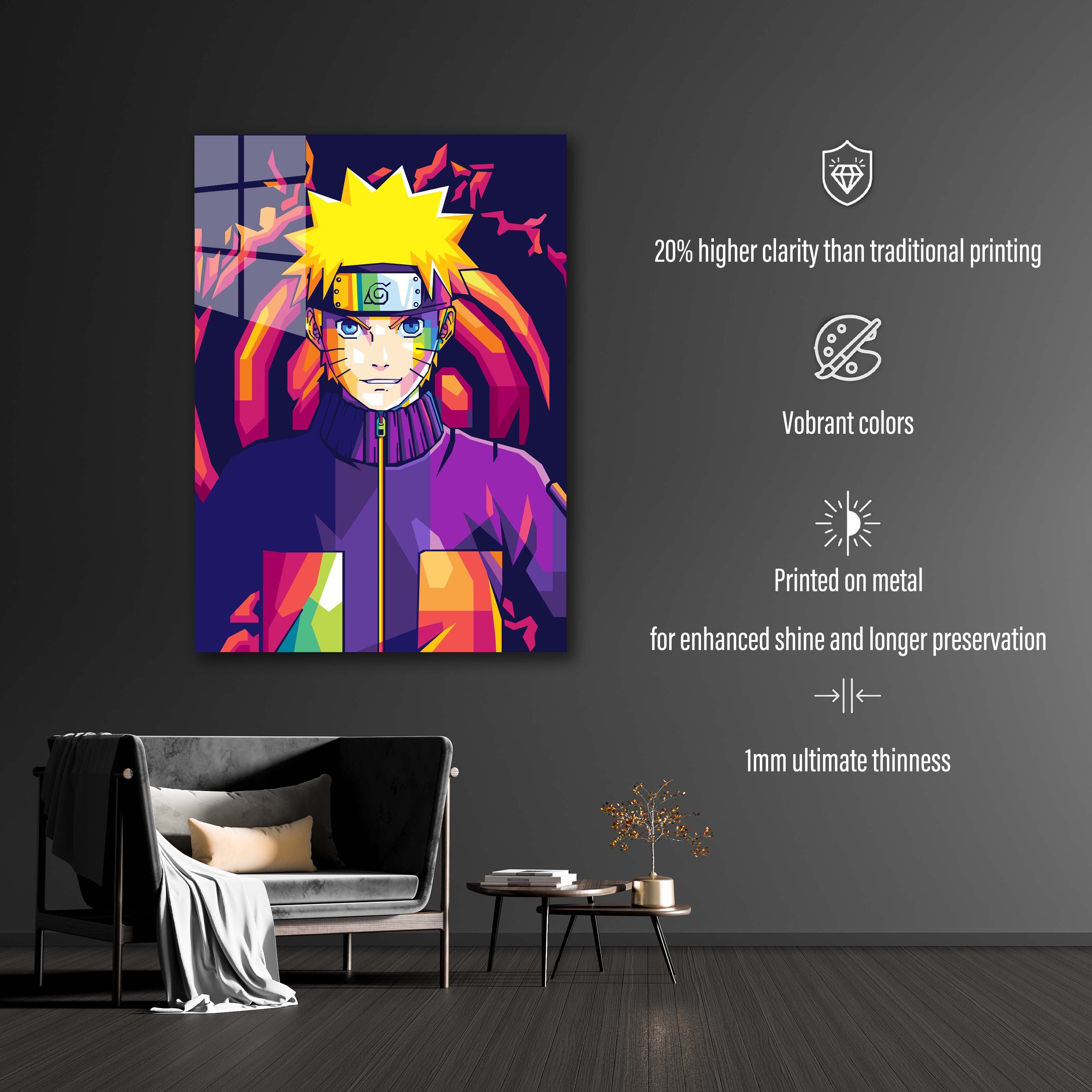 Naruto Uzumaki popart