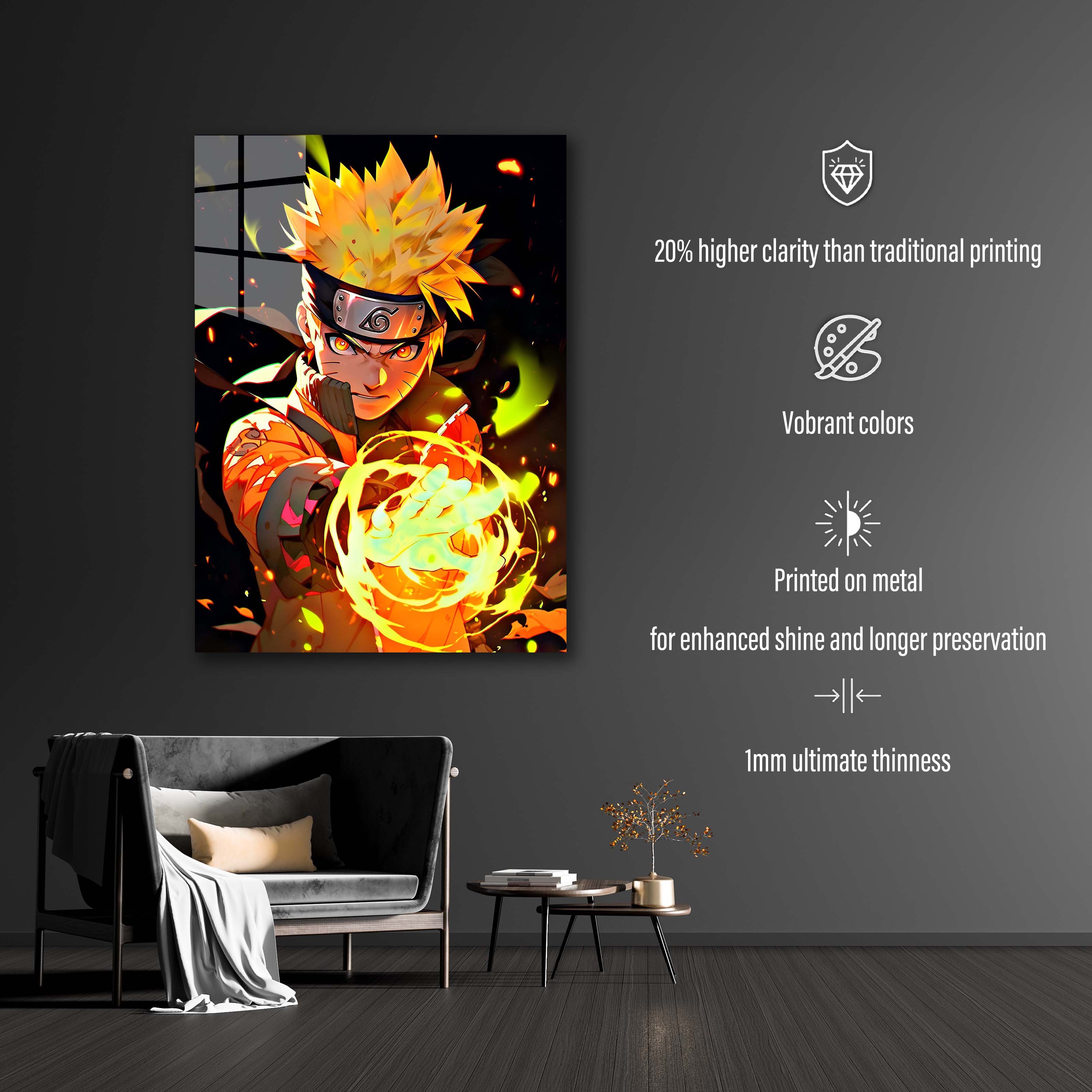 Naruto Uzumaki yellow theme