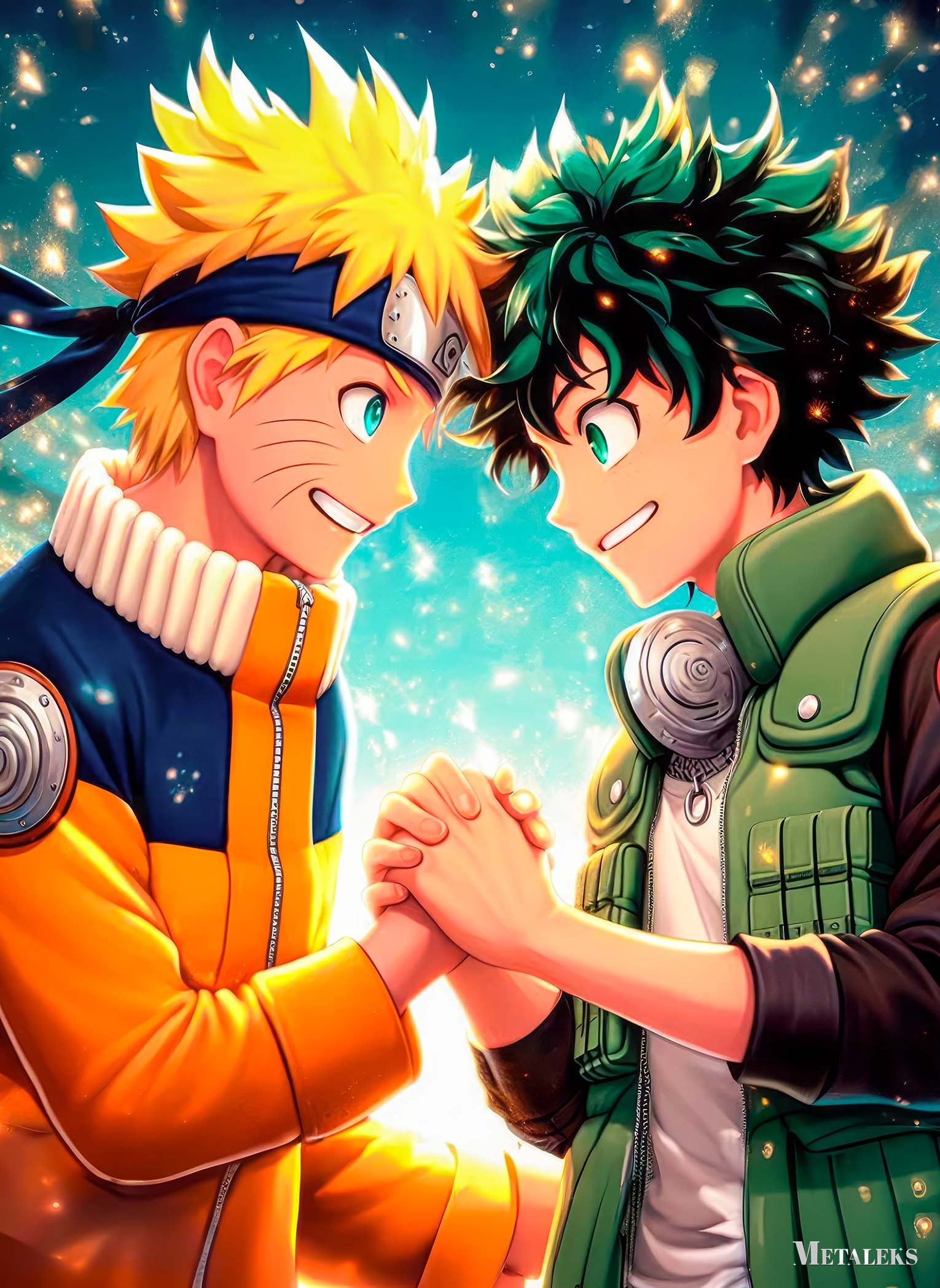 Naruto and Midoriya