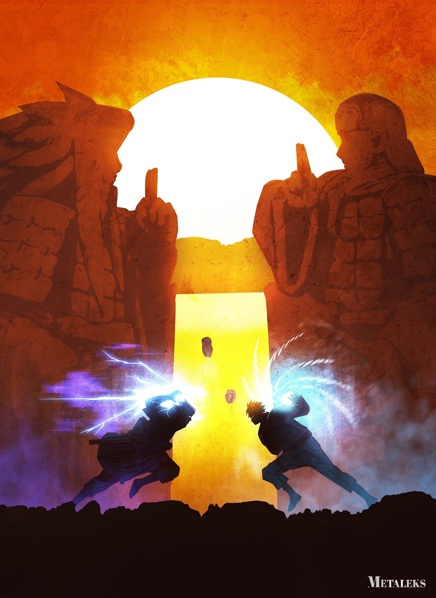 Naruto vs Sasuke(Original Art)
