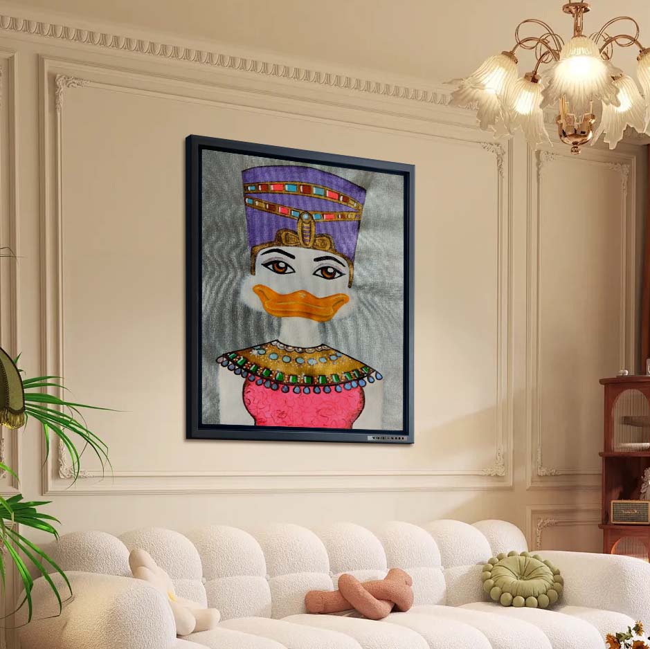 Nefertiti Daisy Duck- ARTWORK BY katysart.artis