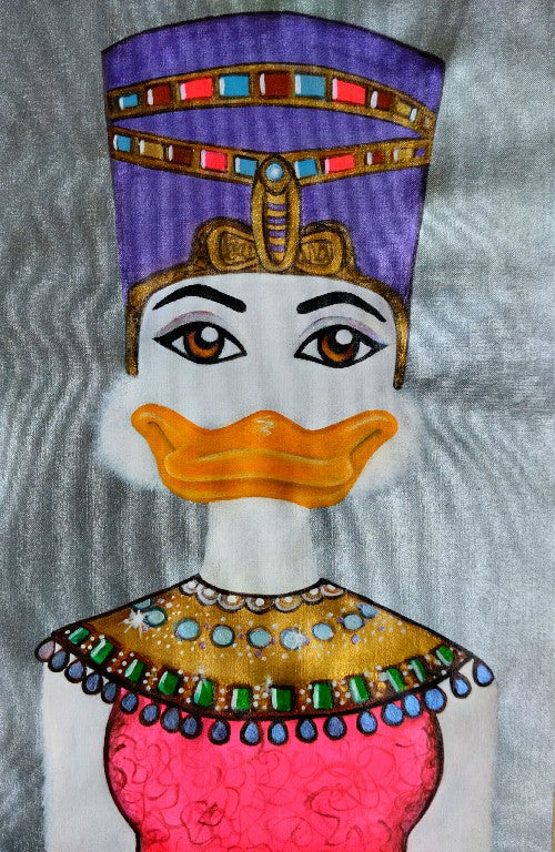 Nefertiti Daisy Duck- ARTWORK BY katysart.artis