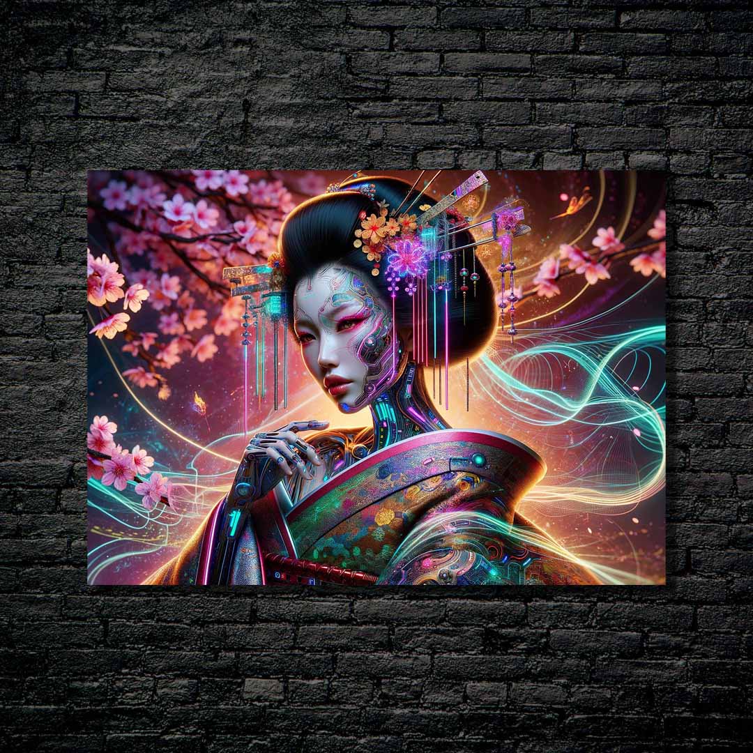 Neon Geisha: Dance of Tradition and Technology