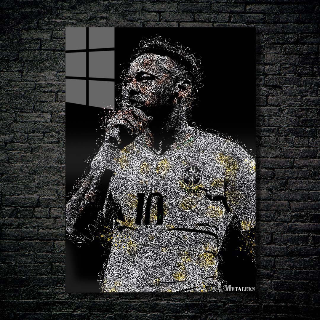 Neymar Brazil Scribble