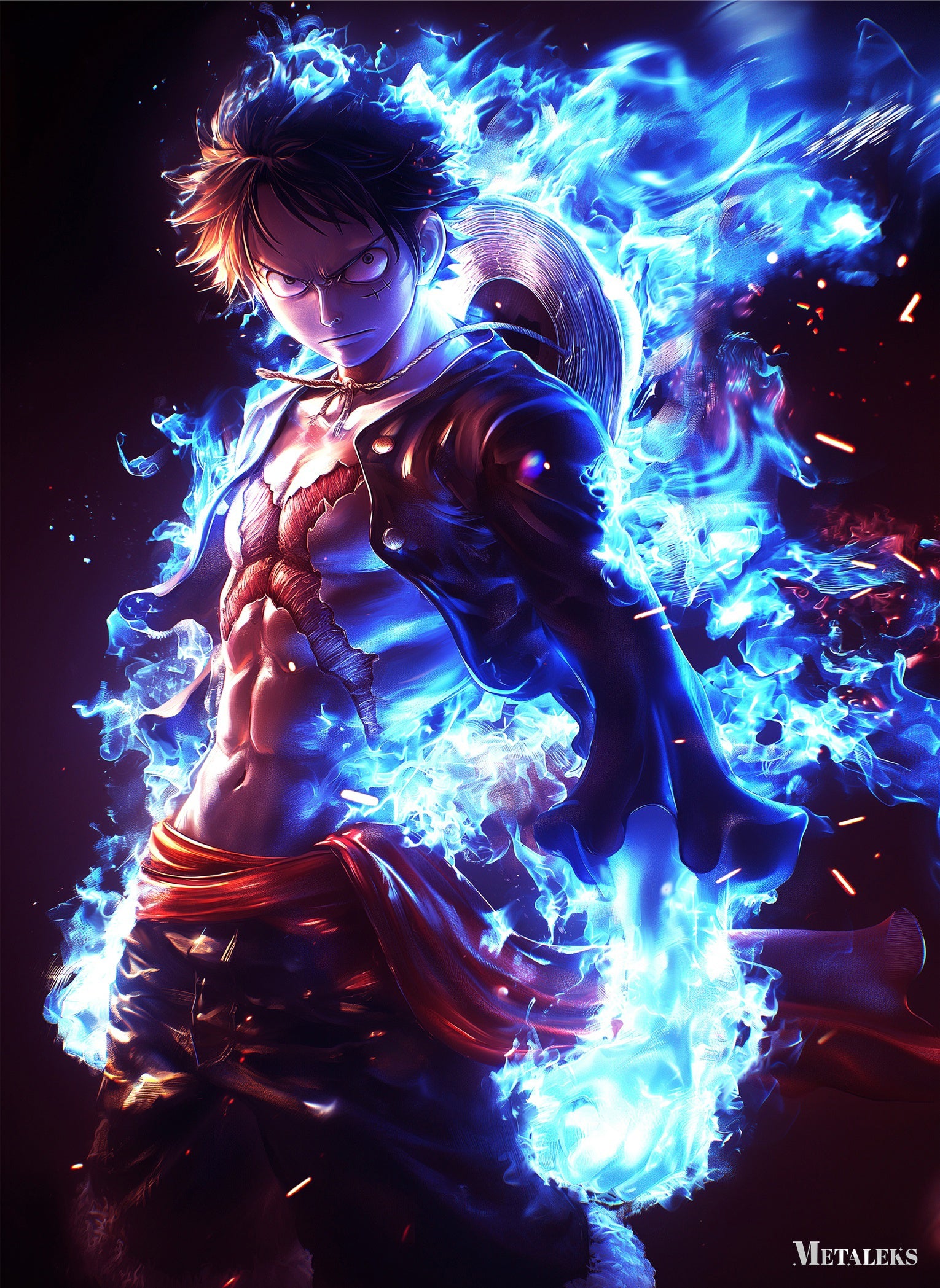 ONE PIECE - monkey d luffy R 09889  H0801-25