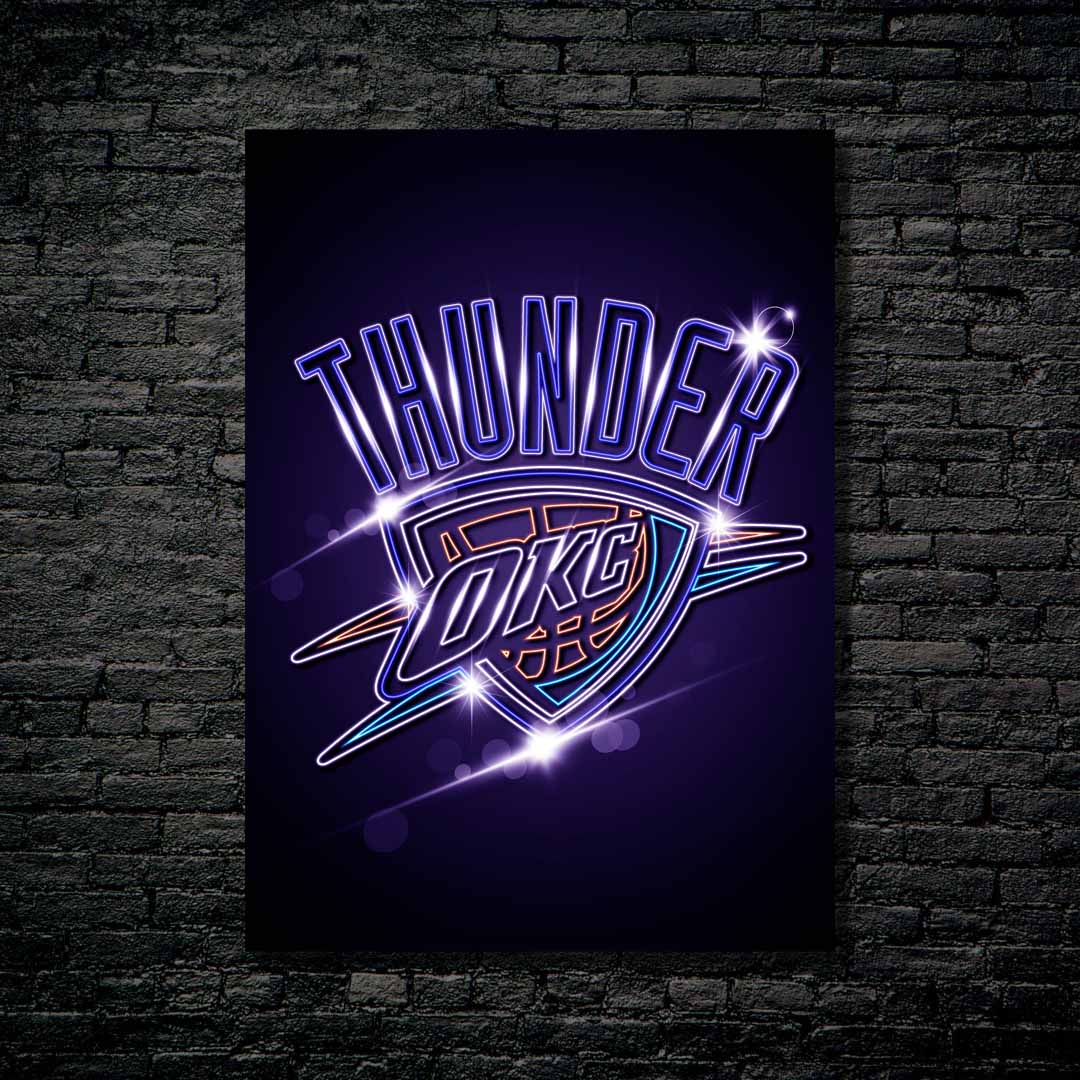 Oklahoma City Thunder Neon