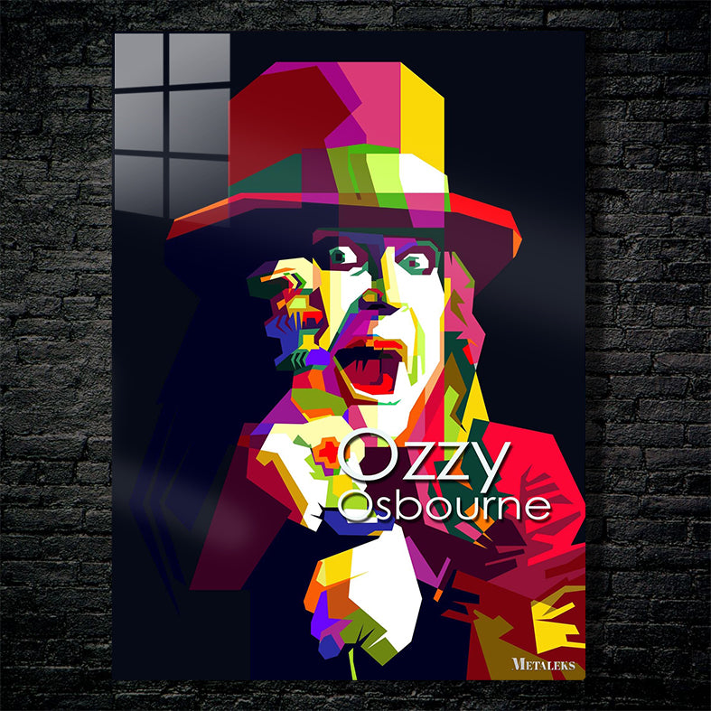 Ozzy Osbourne English Metal Dad Pop Art WPAP  H0801-25