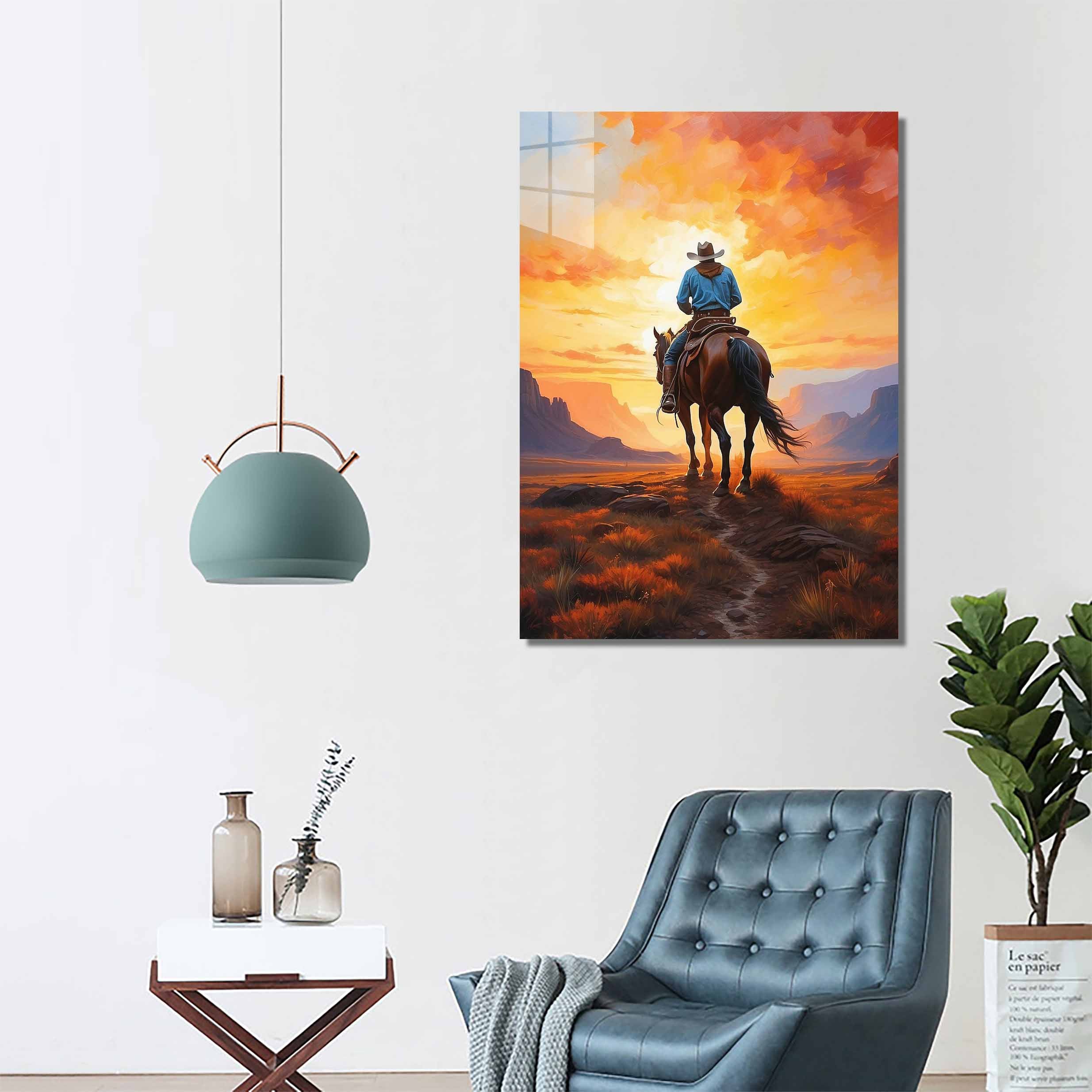 Painting of People Riding Horses