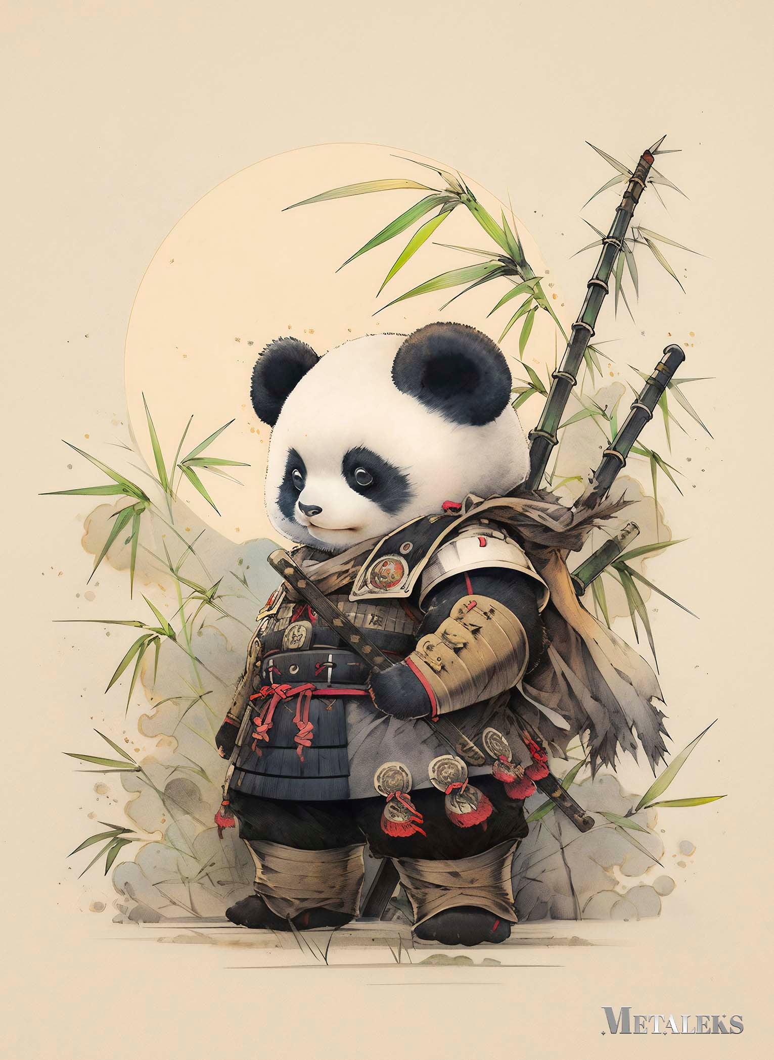 Peaceful Panda Samurai