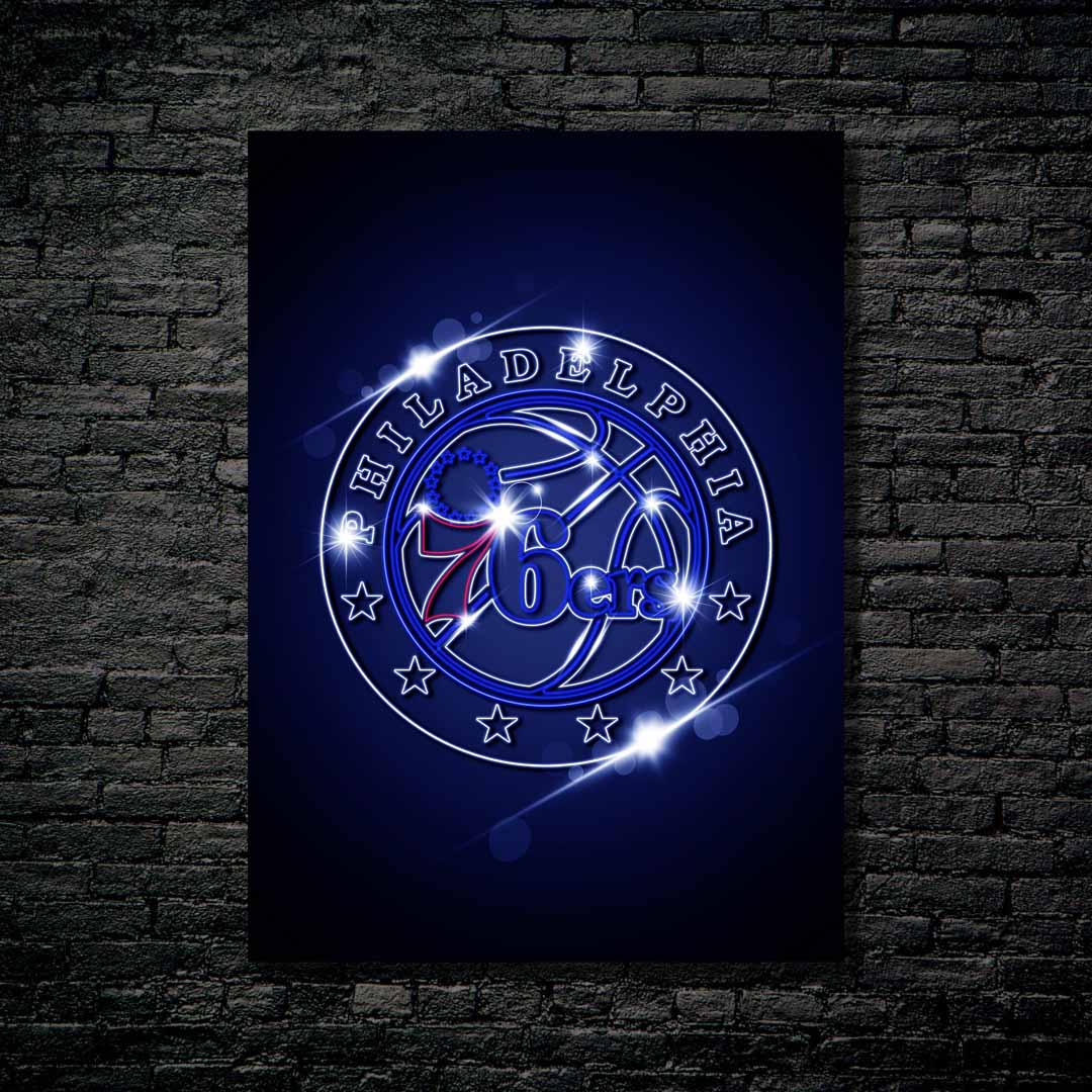 Philadelphia 76ers Neon