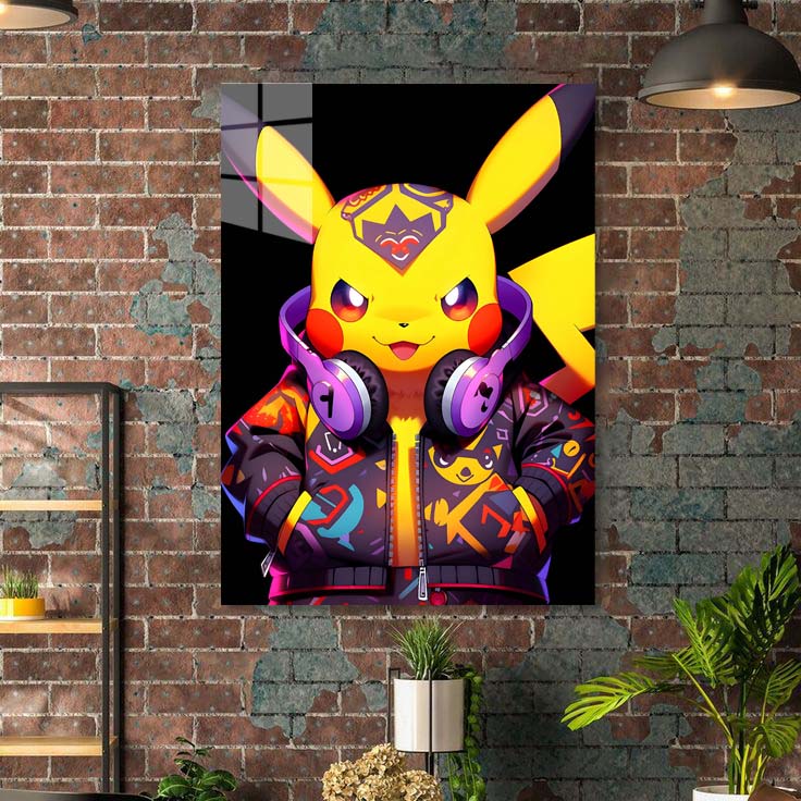 Pikachu wear jacket from pokemon