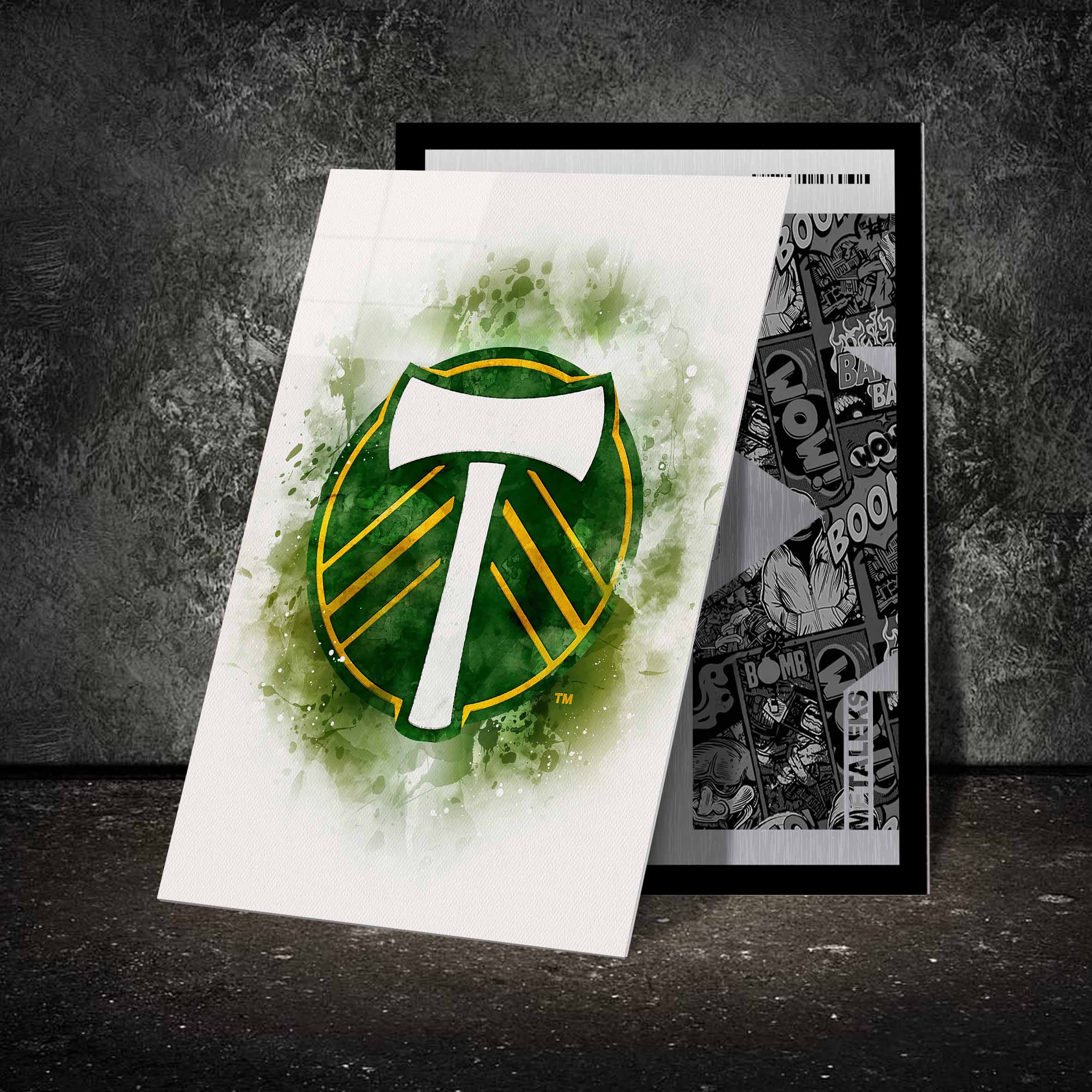 Portland Timbers water color