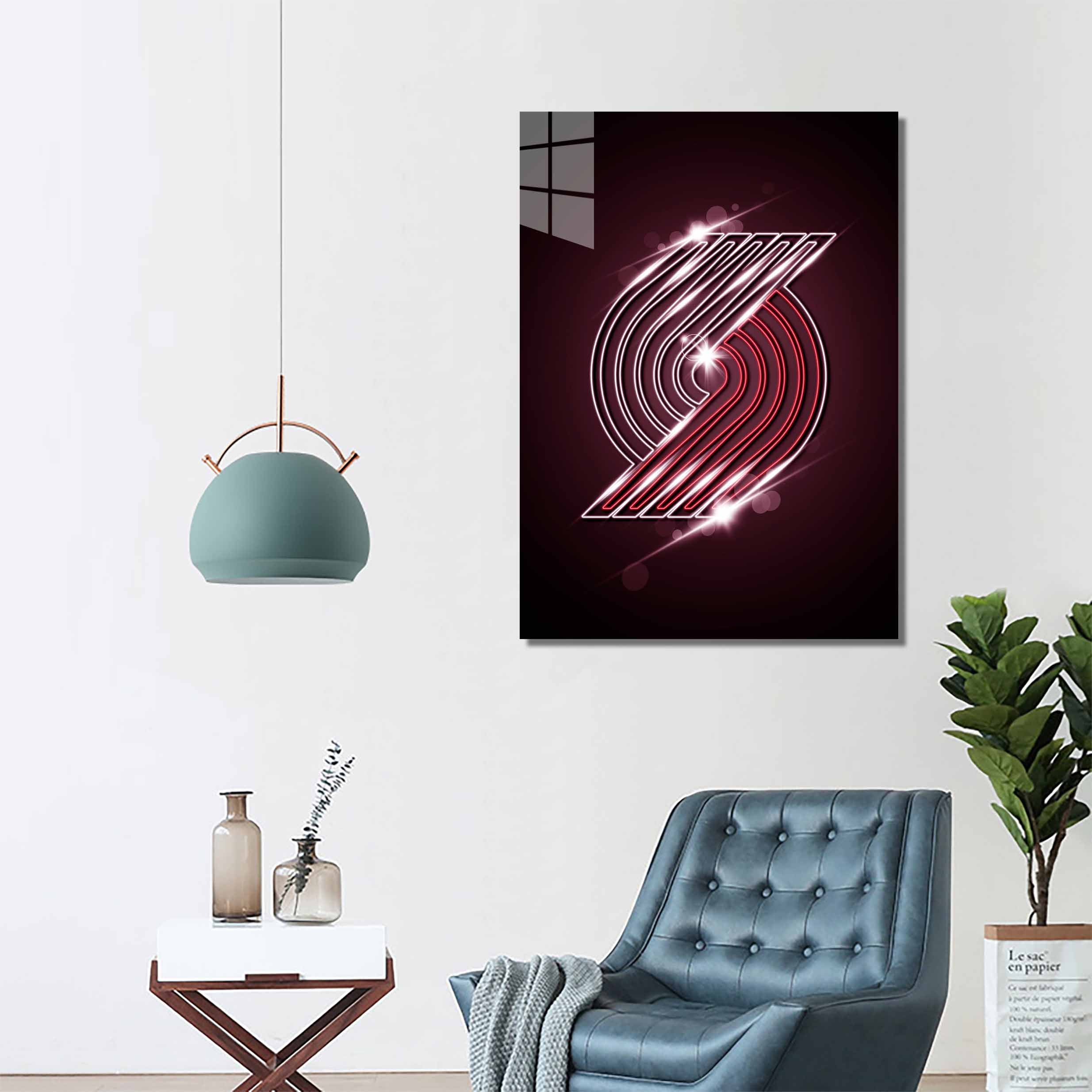 Portland Trail Blazers Neon