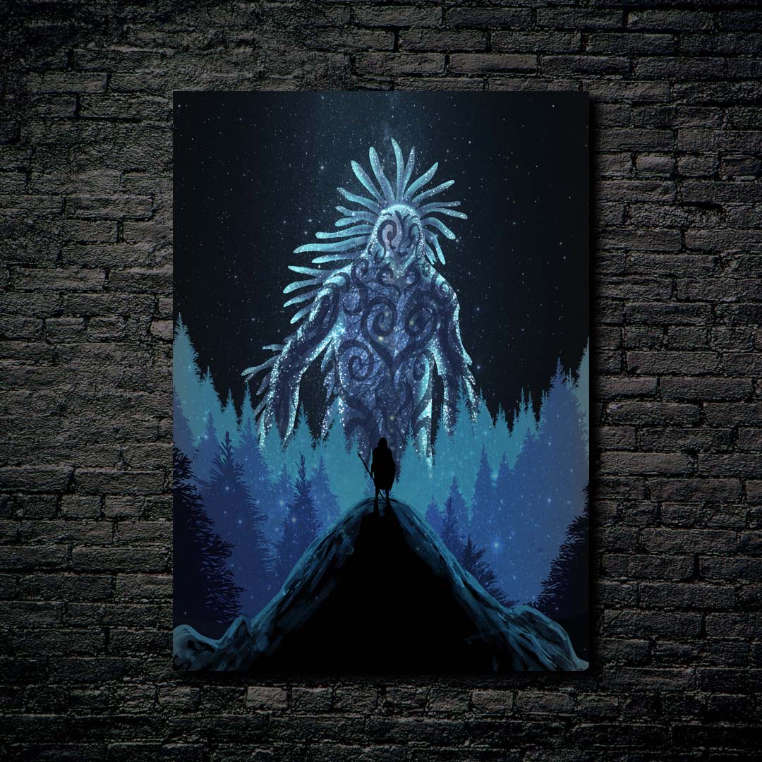 Princess Mononoke - The night forest spirit -designed by @MCAshe art