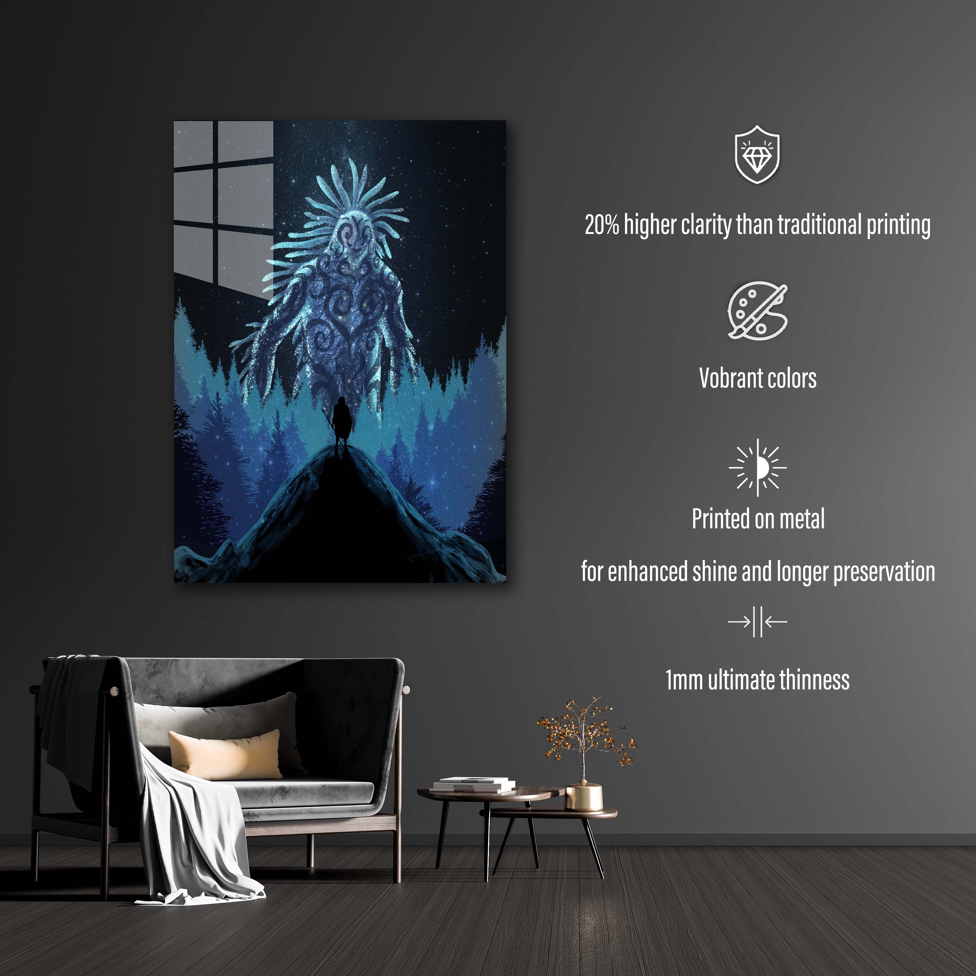 Princess Mononoke - The night forest spirit -designed by @MCAshe art