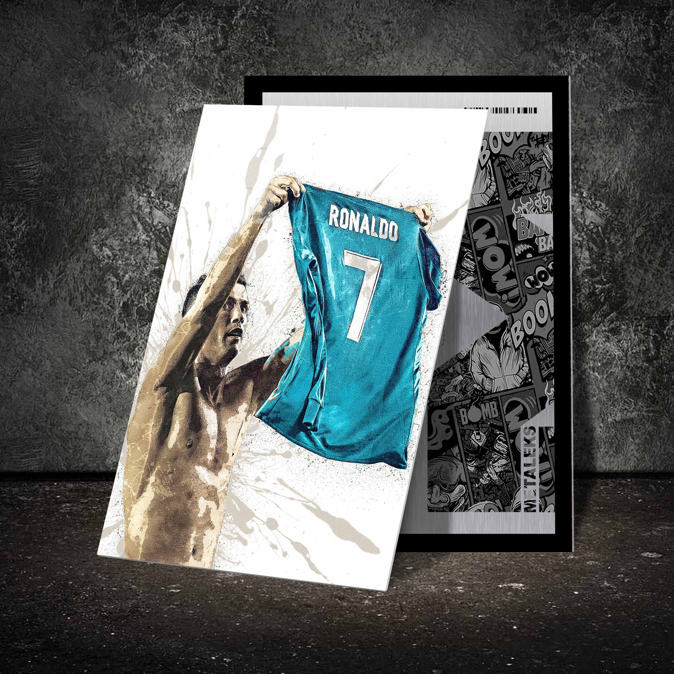 Ronaldo Real Madrid Celebration poster