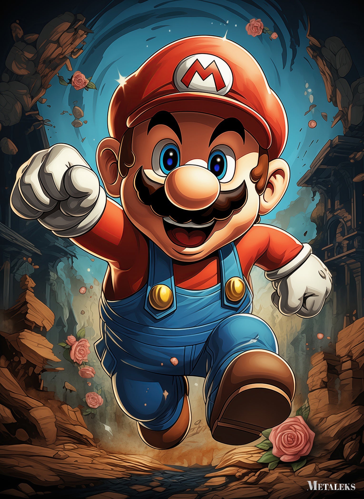 Running Mario