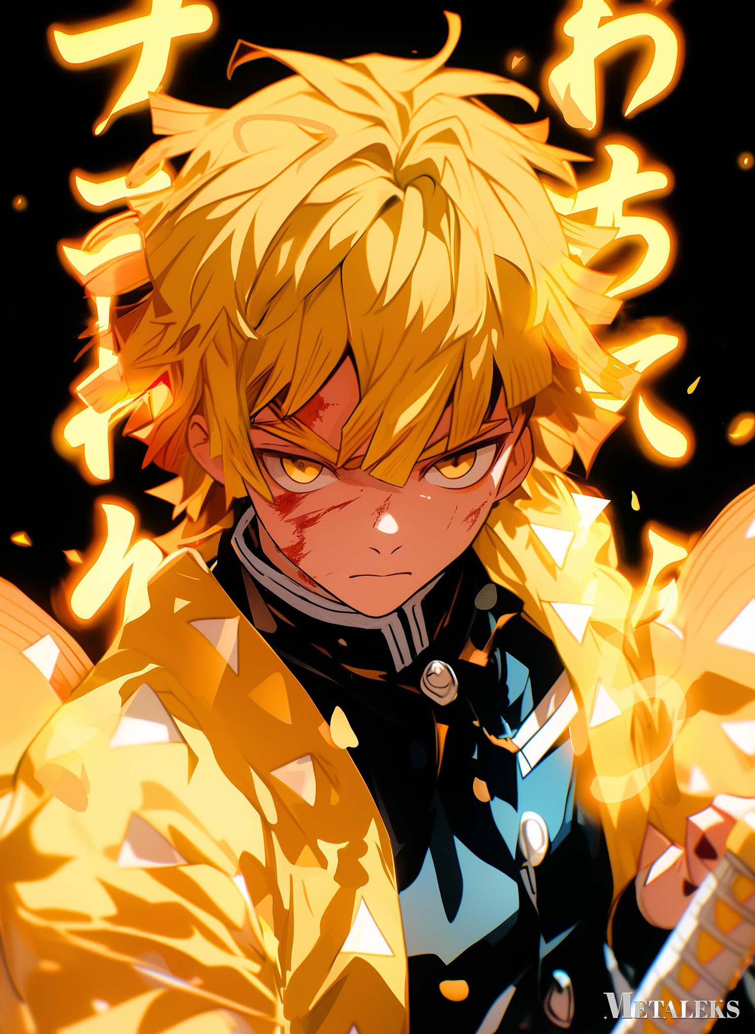 S0073 Zenitsu Agatsuma _ Demon Slayer