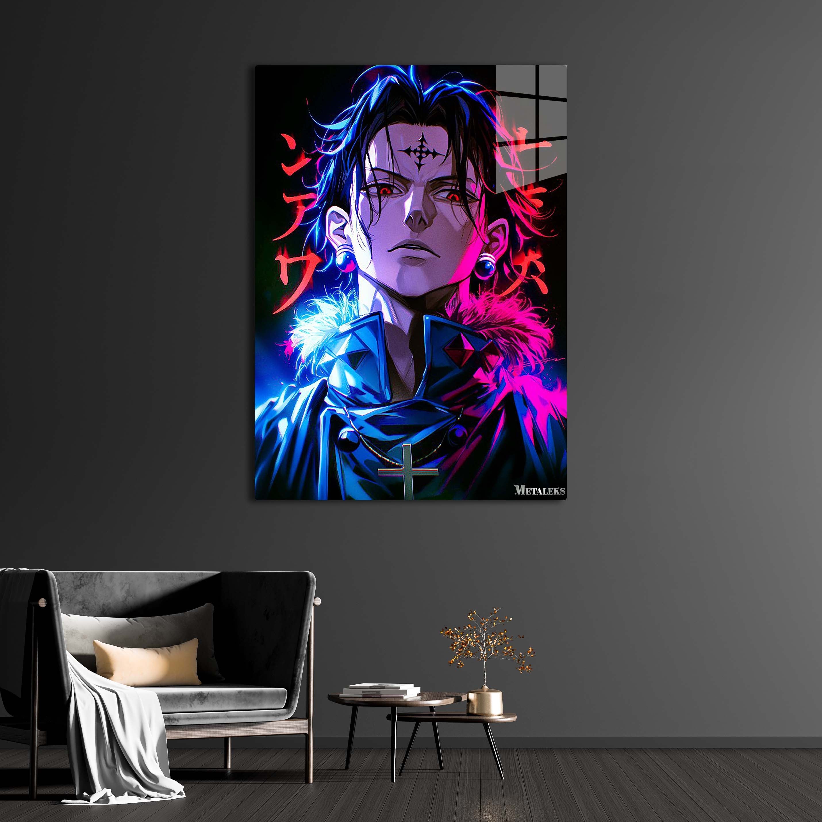 S0081 Chrollo Lucifer Neon Effect | Hunter x Hunter