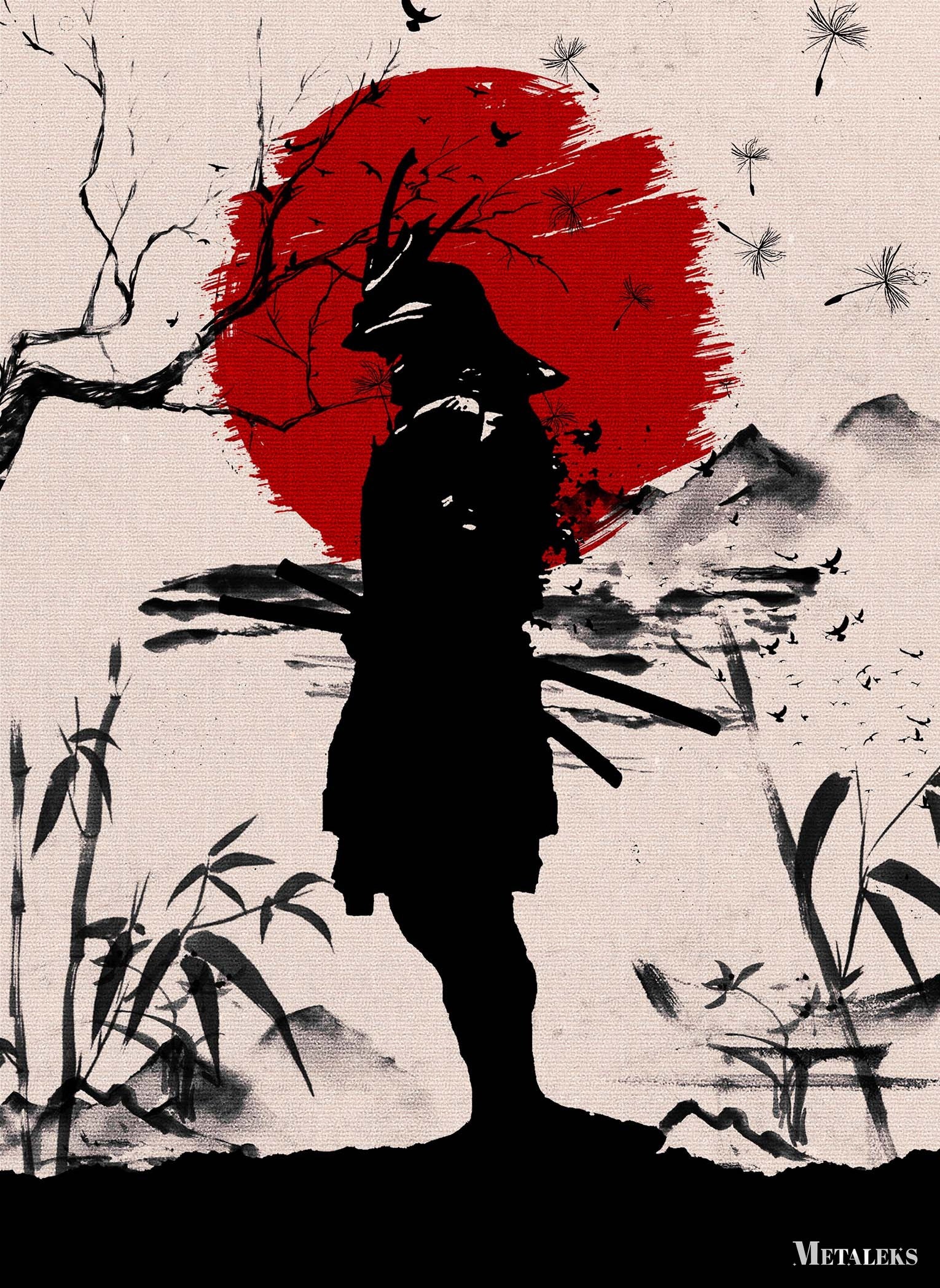Samurai Japanese minimalist