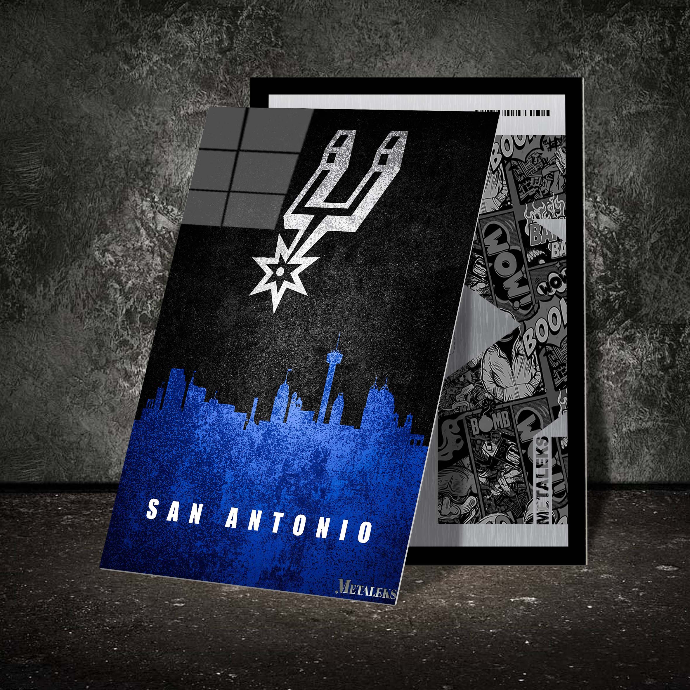 San Antonio Spurs San Antonio Texas State Map