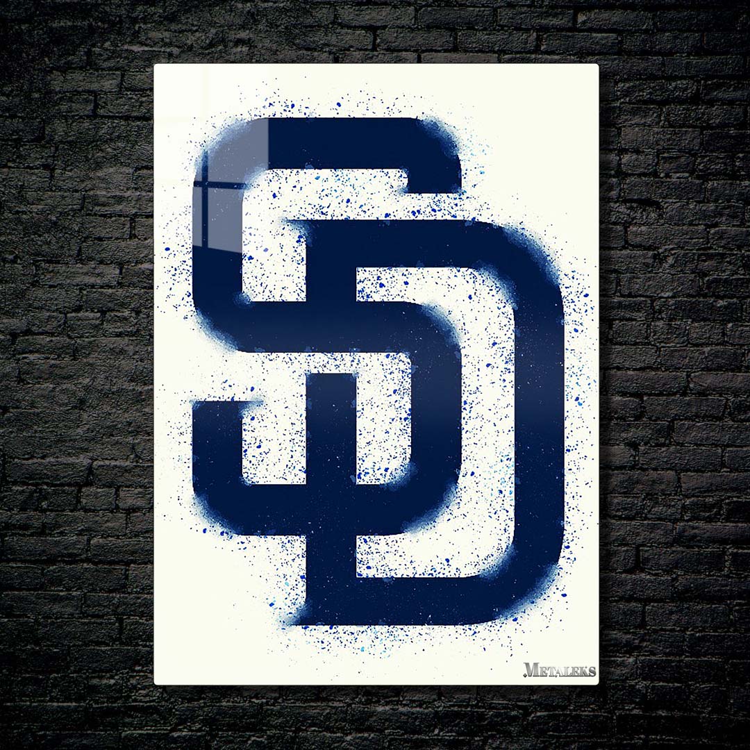 San Diego Padres Watercolor